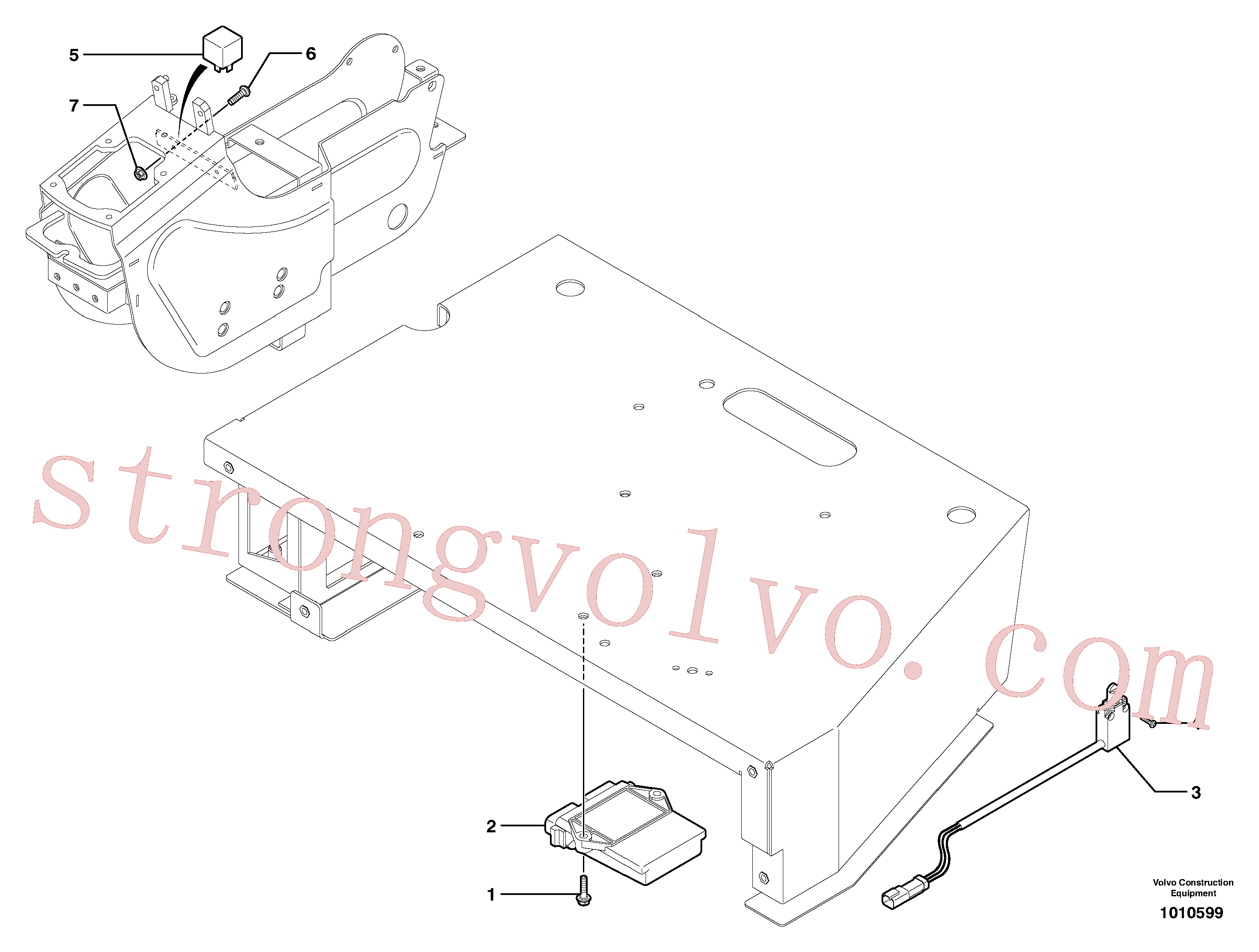 China Made VOE11803207 Interruptor Volvo Acessórios para escavadeira