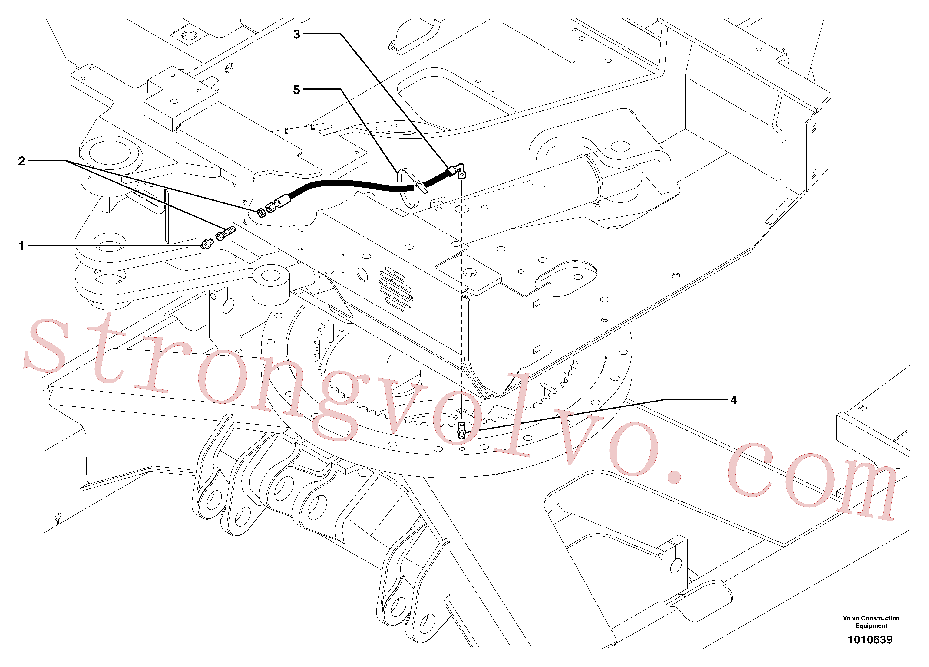 Volvo VOE11803391 Mangueira completa Volvo Acessórios para escavadeira