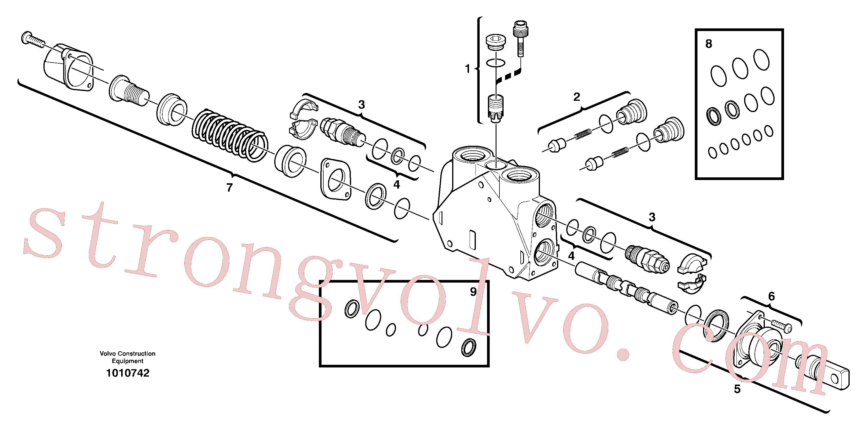 Atacado VOE11715276 Comando Volvo escavadeira
