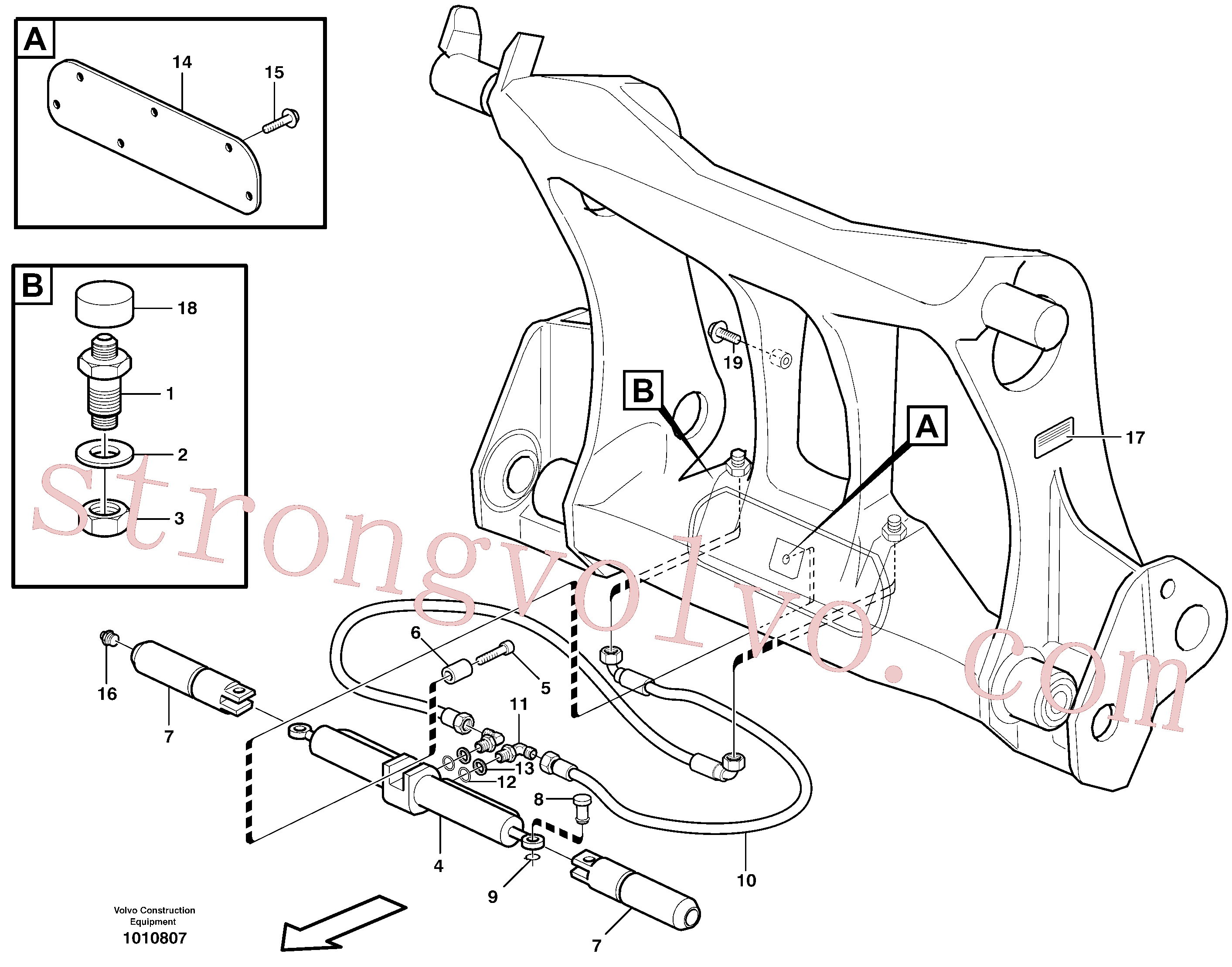 Volvo Montagem VOE11045750 Rebite Acessórios
