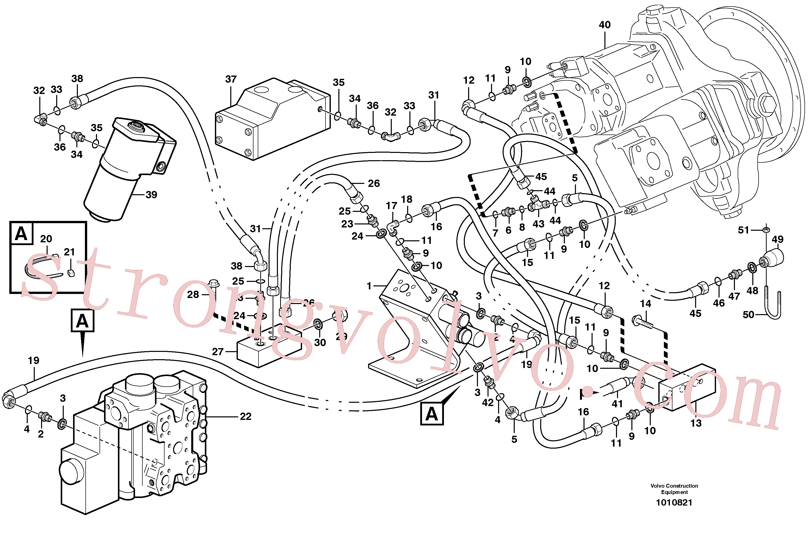 VOE11163151 Volvo Linha de detecção de carga(1010821 Montagem)