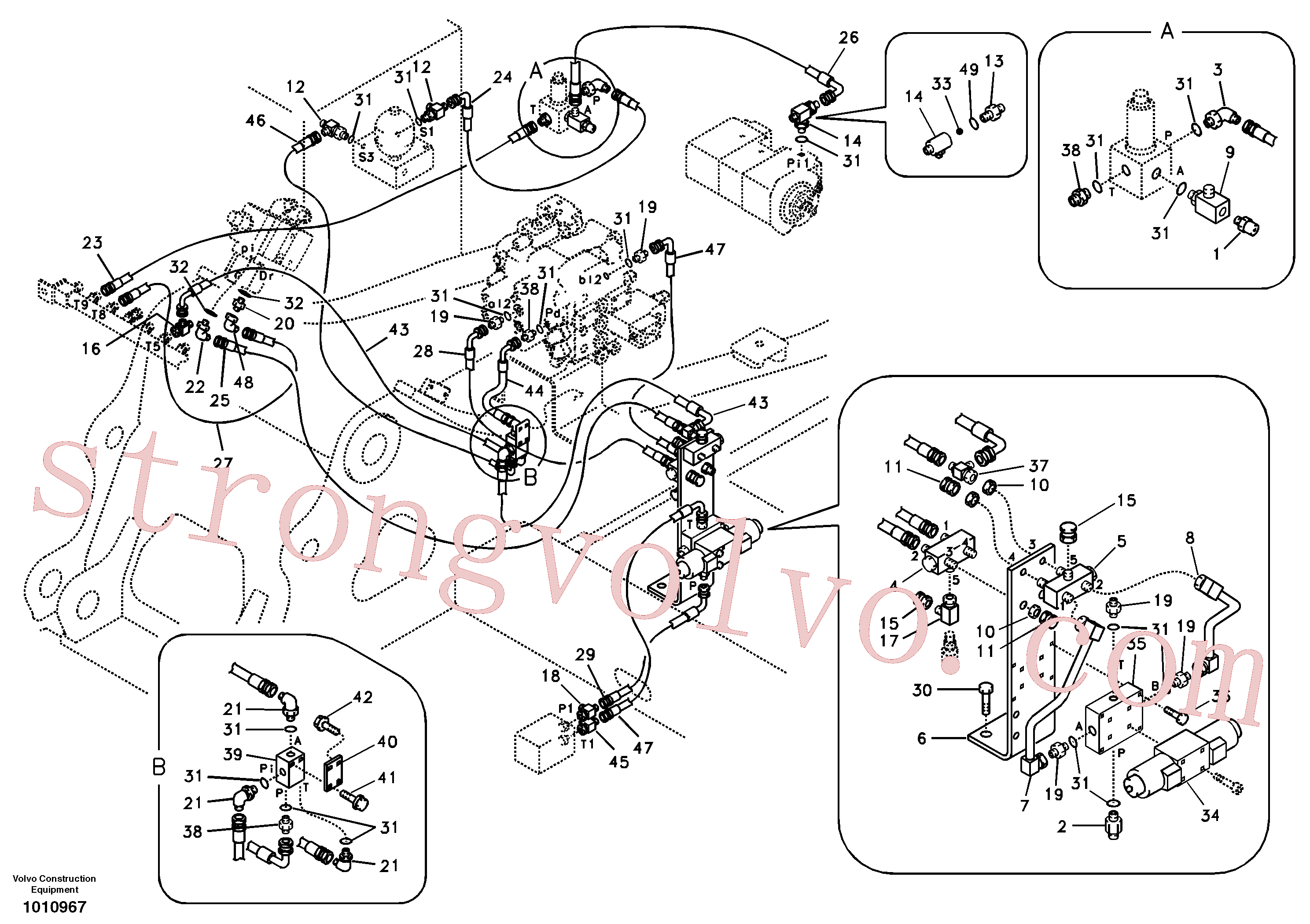Volvo Montagem SA9453-03219 Rockmaster/1SC Acessórios
