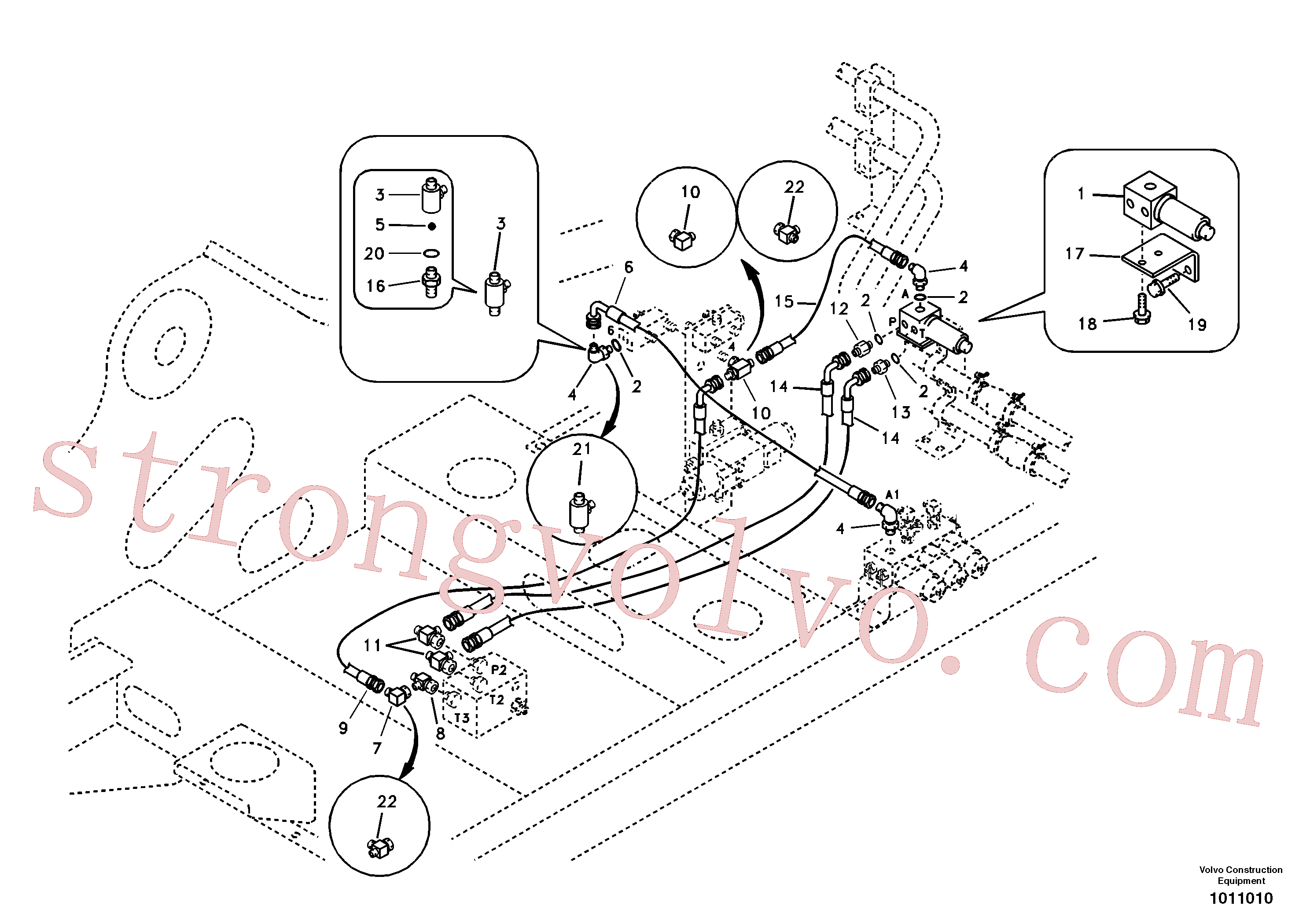 SA9453-03226 Rockmaster/1SC Inscreva-se para Volvo Acessórios para escavadeira
