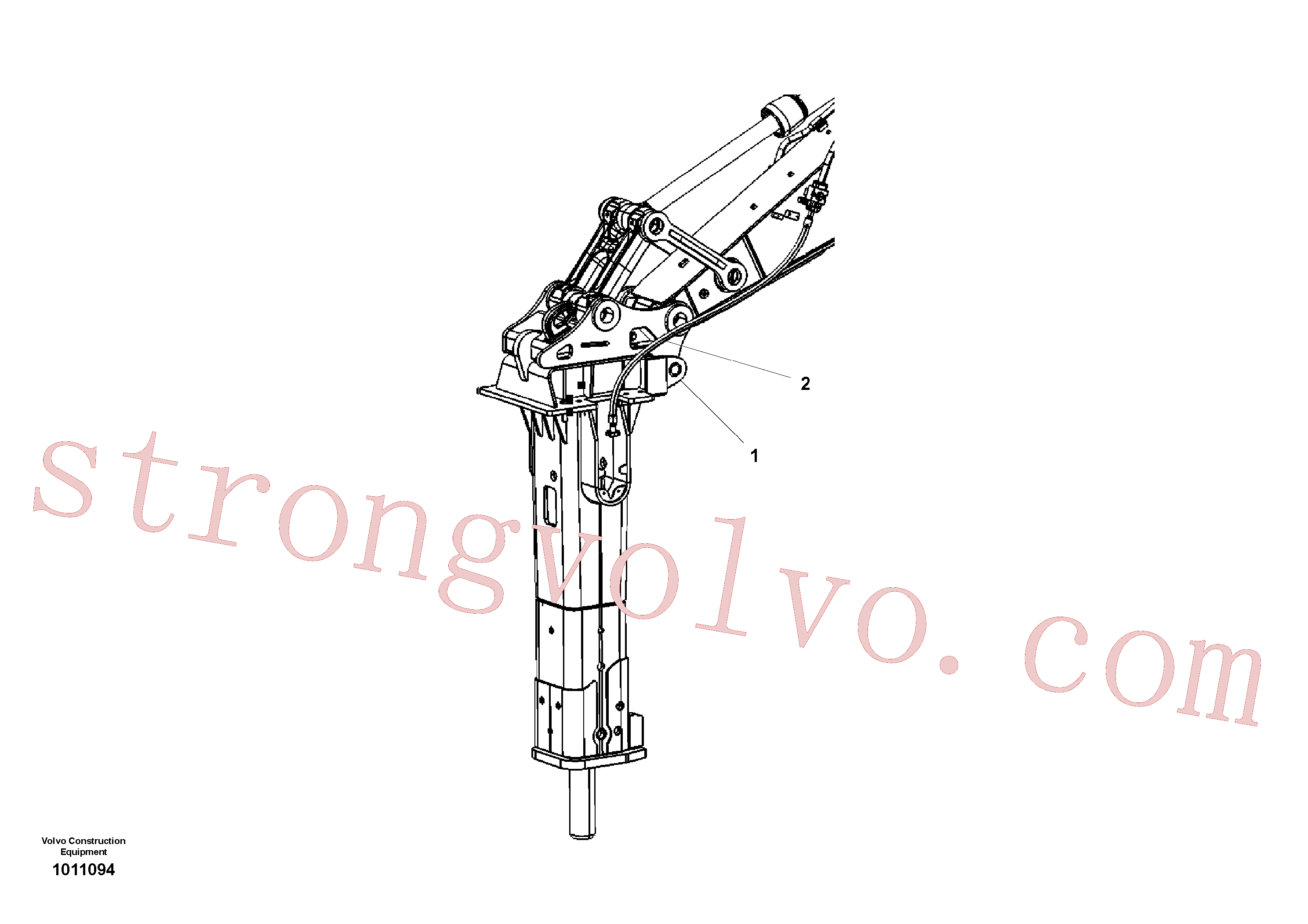 VOE14539157 Volvo Kit de mangueiras e prato(1011094 Montagem)