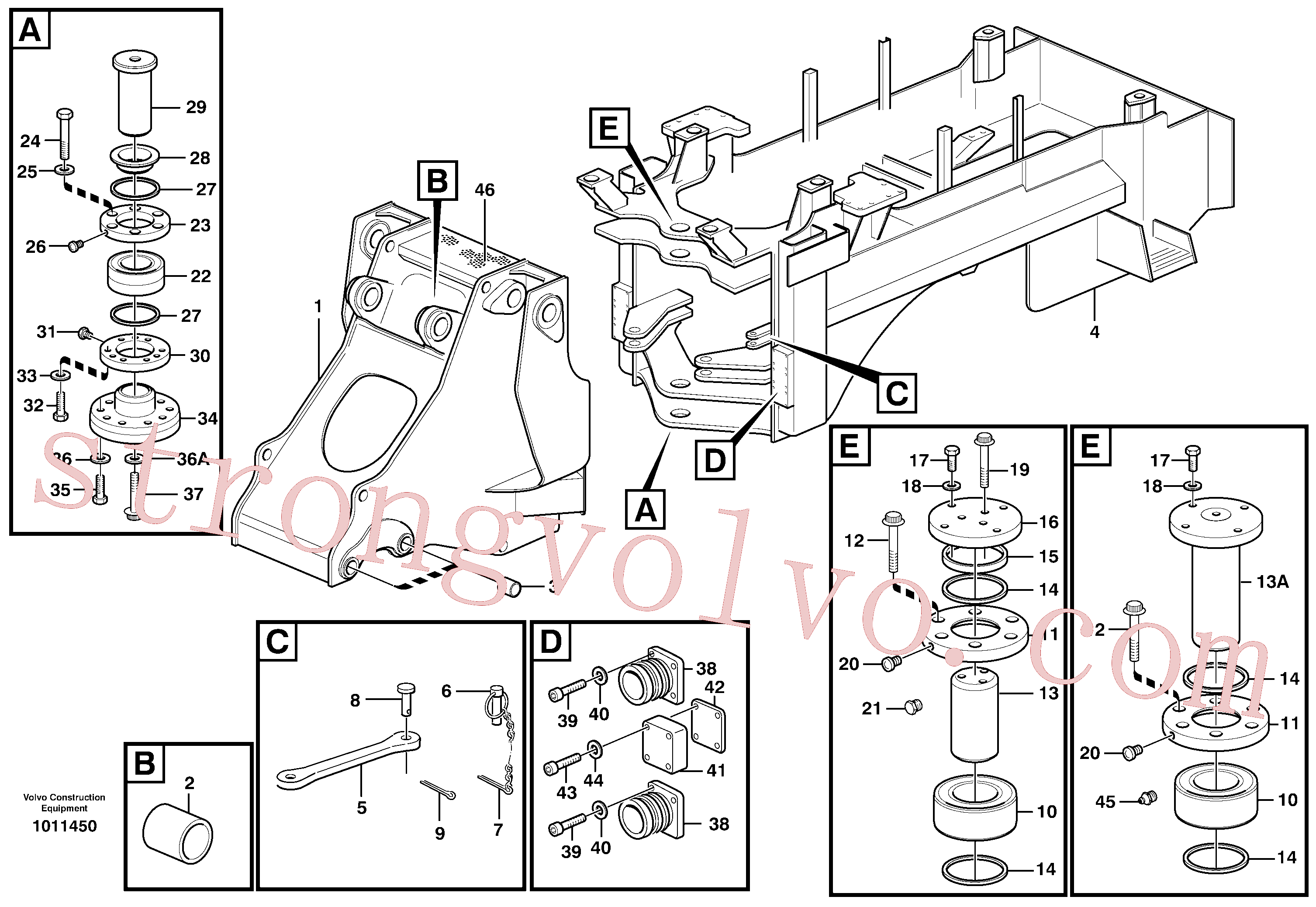 VOE11141133 Volvo Quadro(1011450 Montagem)