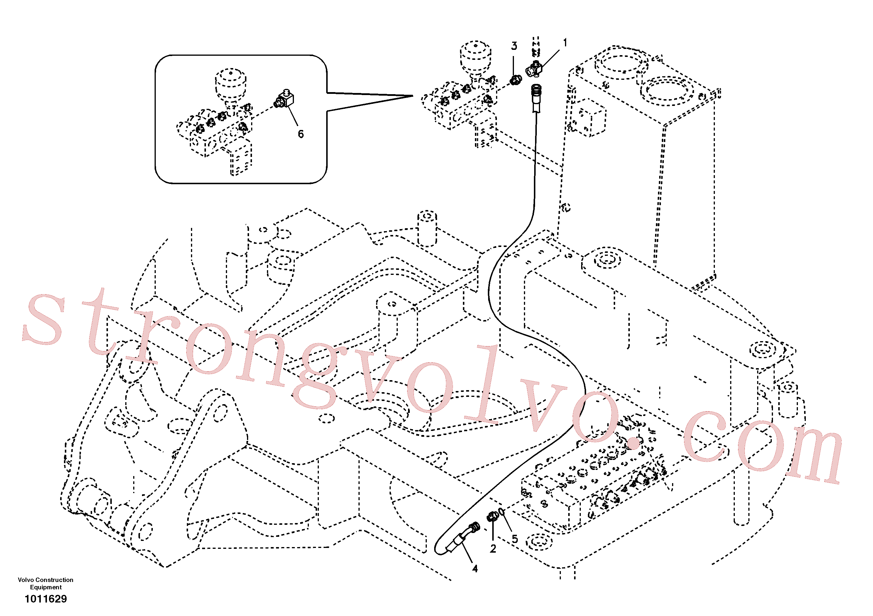 SA9411-92190 Volvo Sistema servo motor, desaceleração automática(1011629 Montagem)