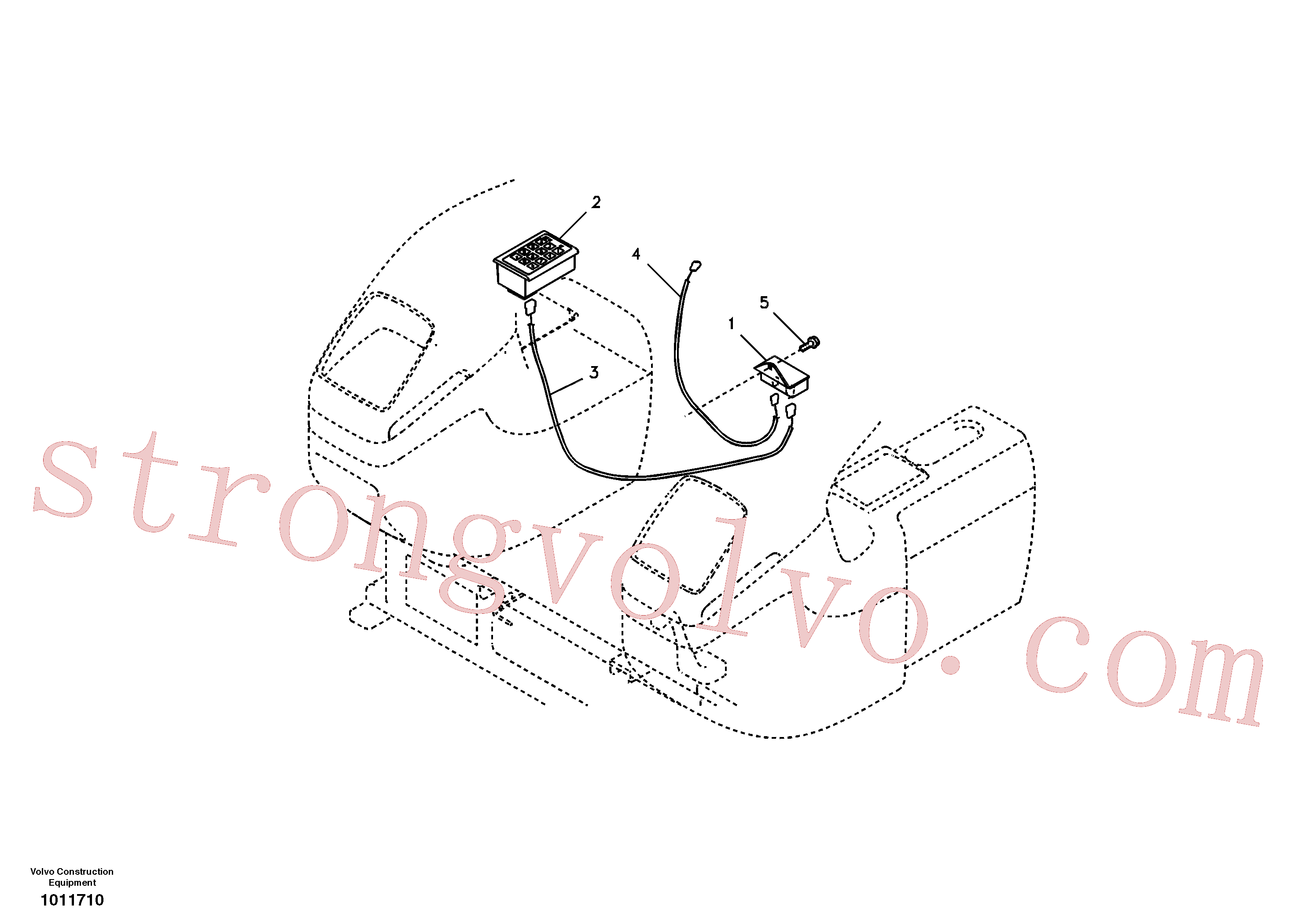 VOE14519634 Volvo Sistema anti-roubo(1011710 Montagem)