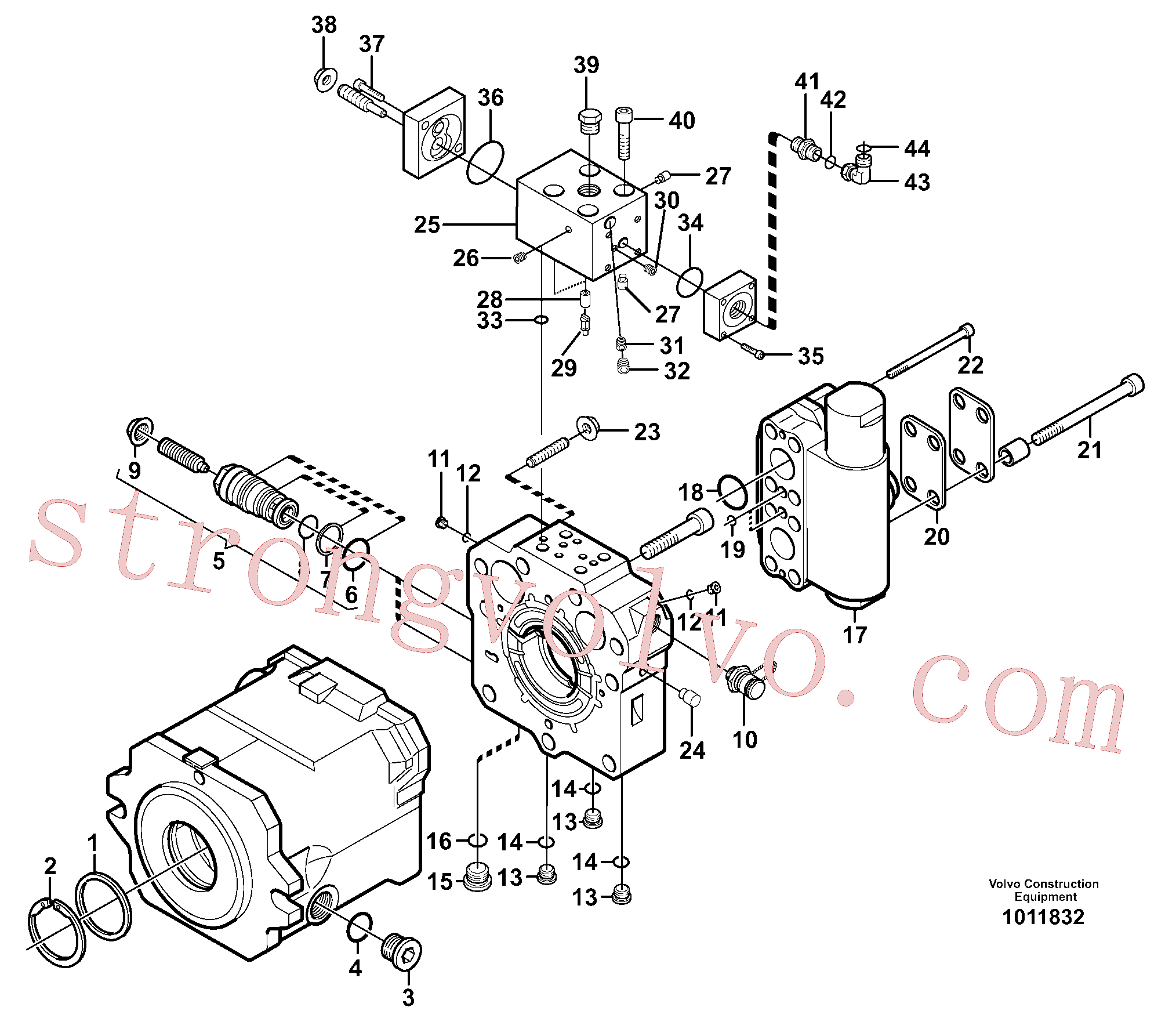 Atacado VOE11713222 Anel-o Volvo escavadeira