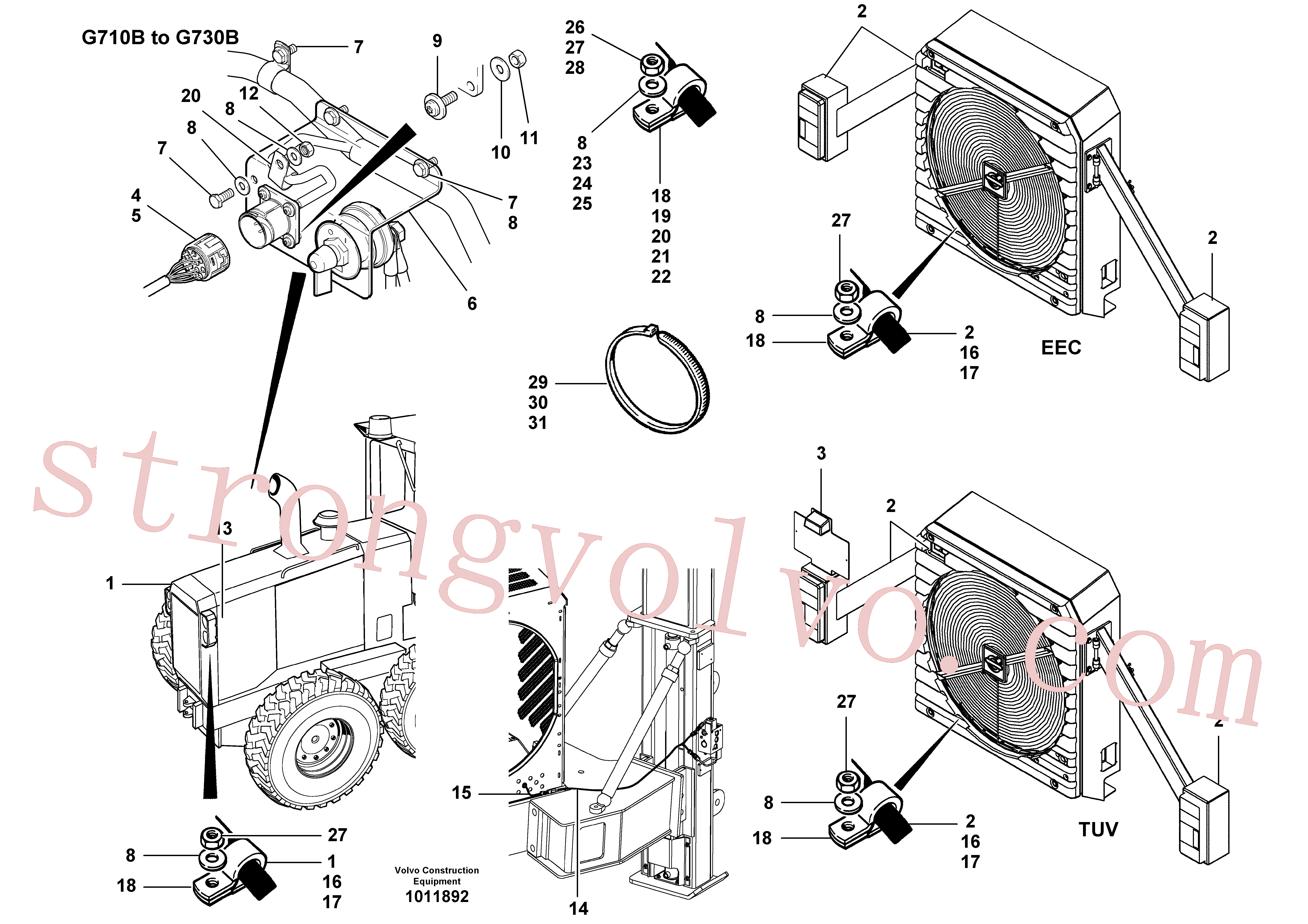 VOE971306 Volvo(1011892 Montagem)
