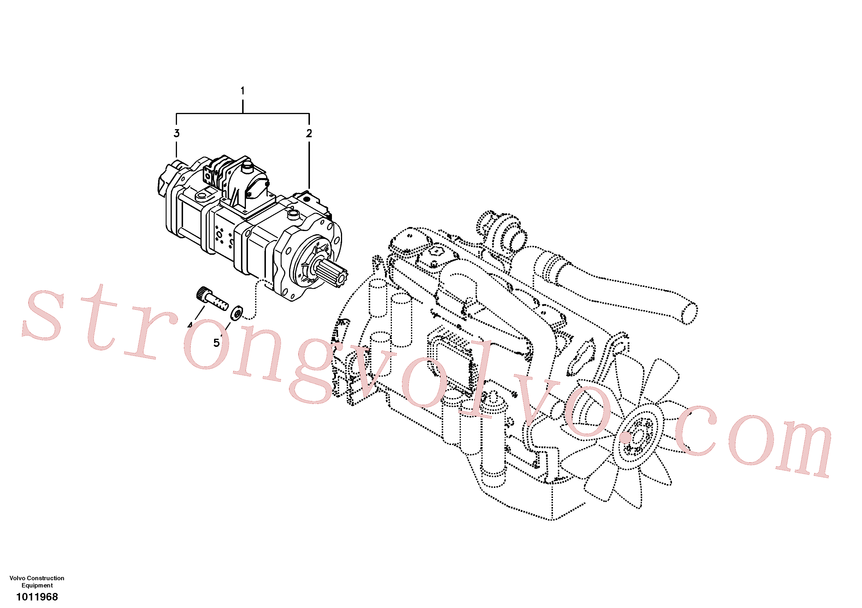 Volvo Montagem SA9016-12013 Bolt Acessórios