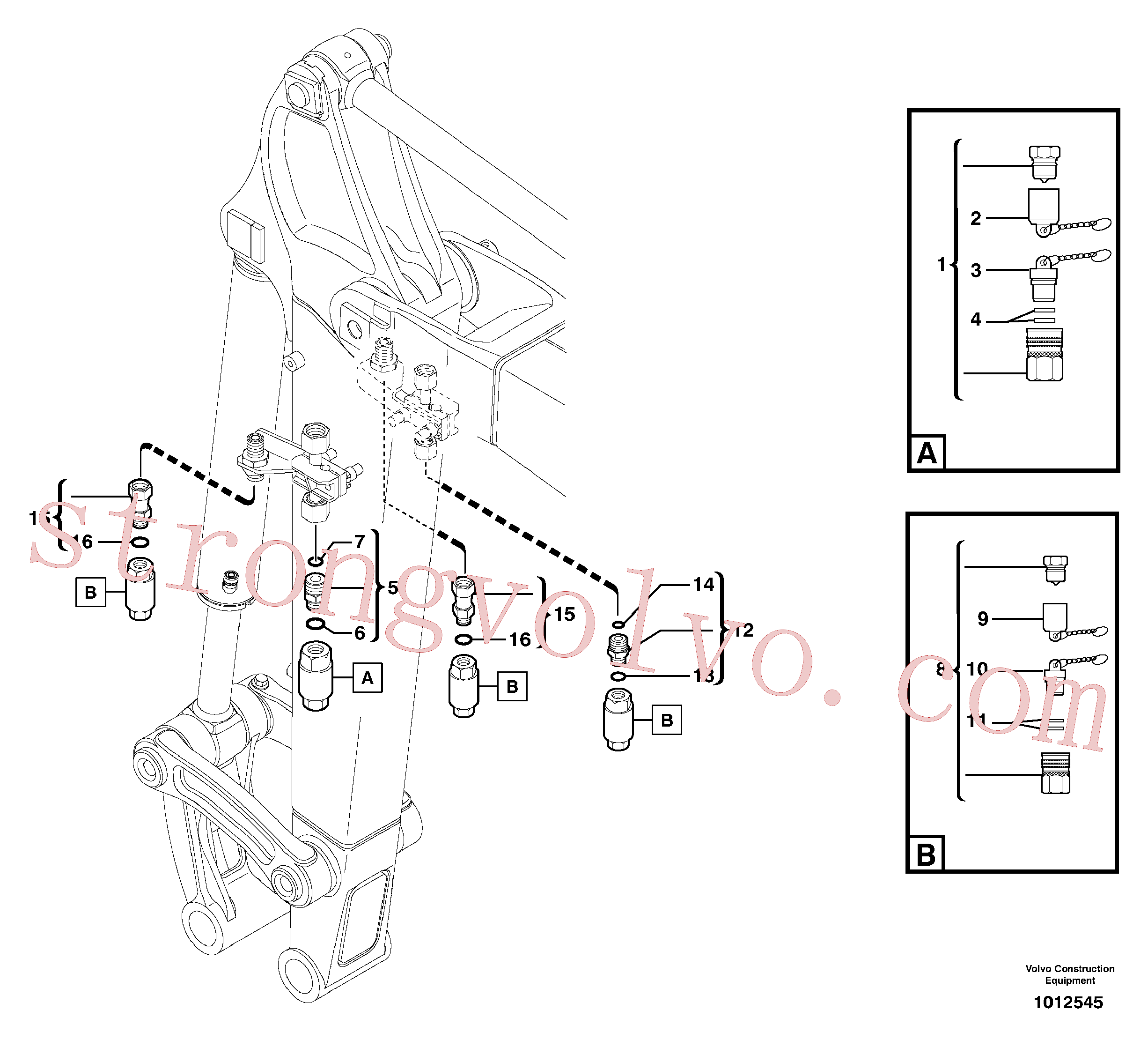 Volvo VOE11804081 Bujão Volvo Acessórios para escavadeira