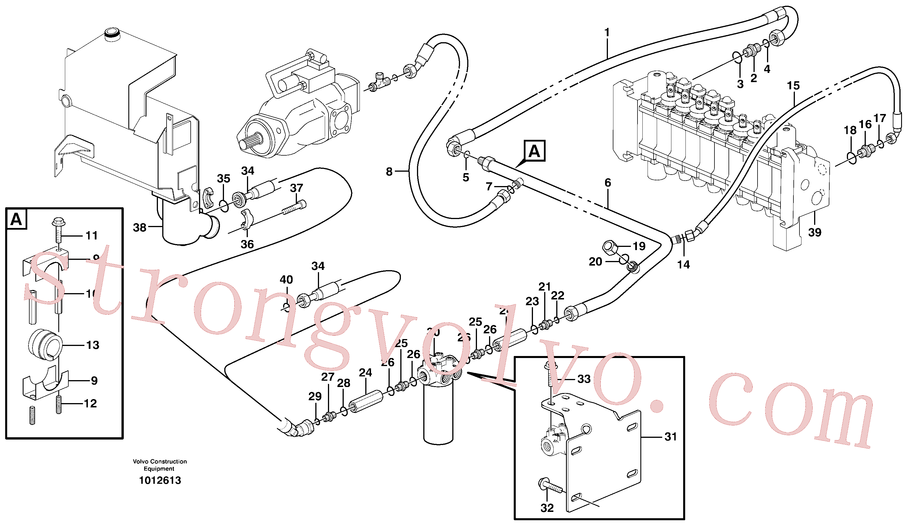 CH350D-10030ZI Parafuso soquete sext Inscreva-se para Volvo Acessórios para escavadeira