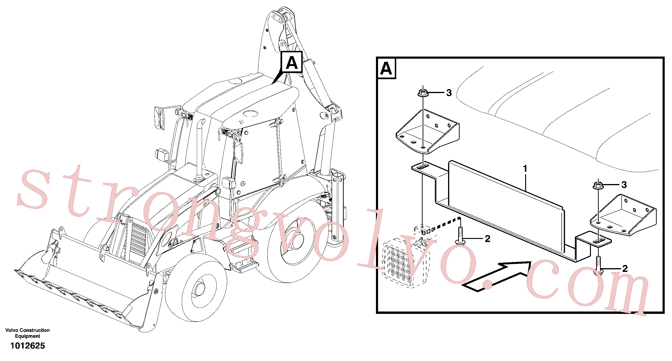 Volvo Acessórios para escavadeira VOE11997889 Parafuso, Parafuso flangeado Acessórios