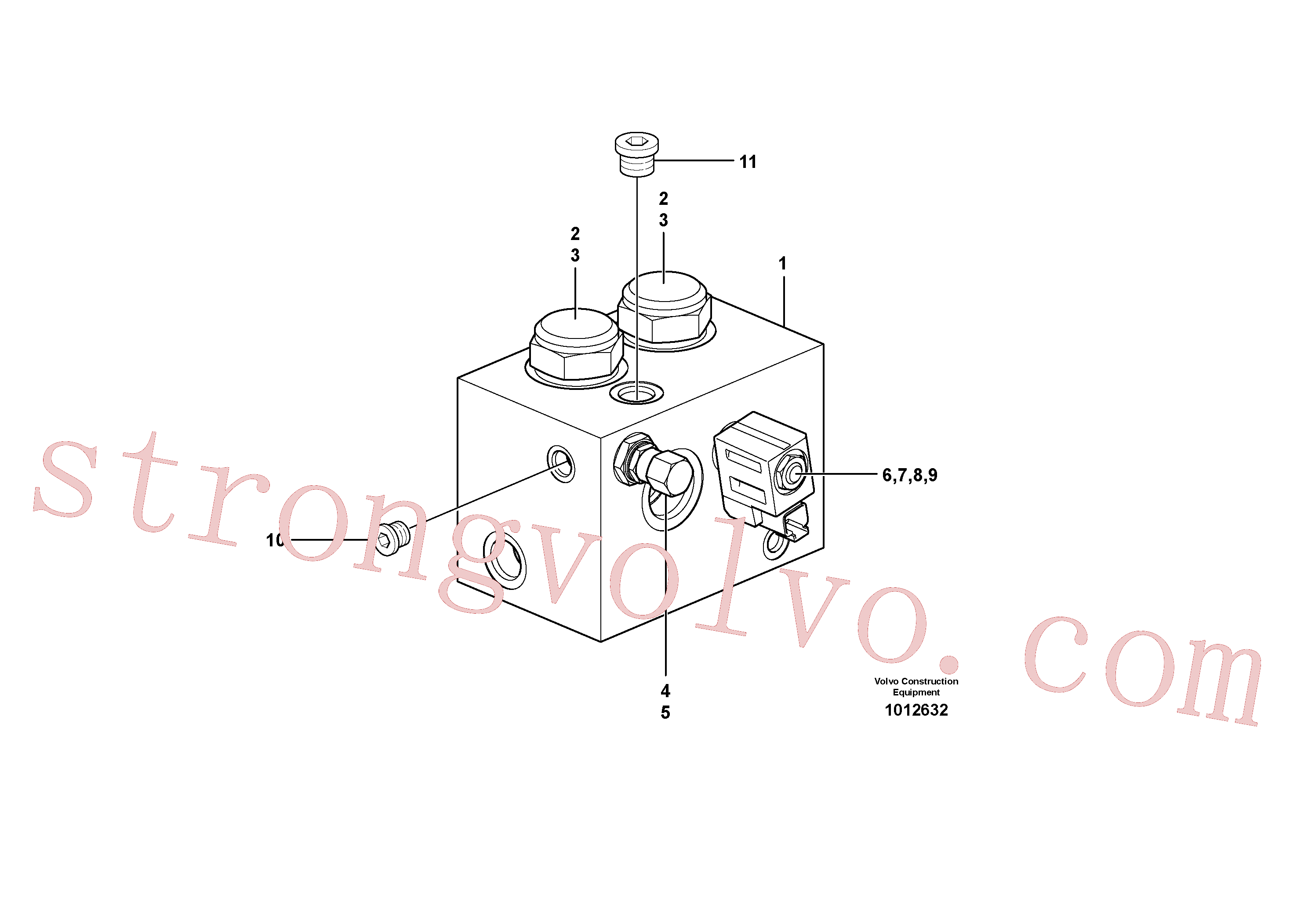 VOE11709807 Volvo(1012632 Montagem)