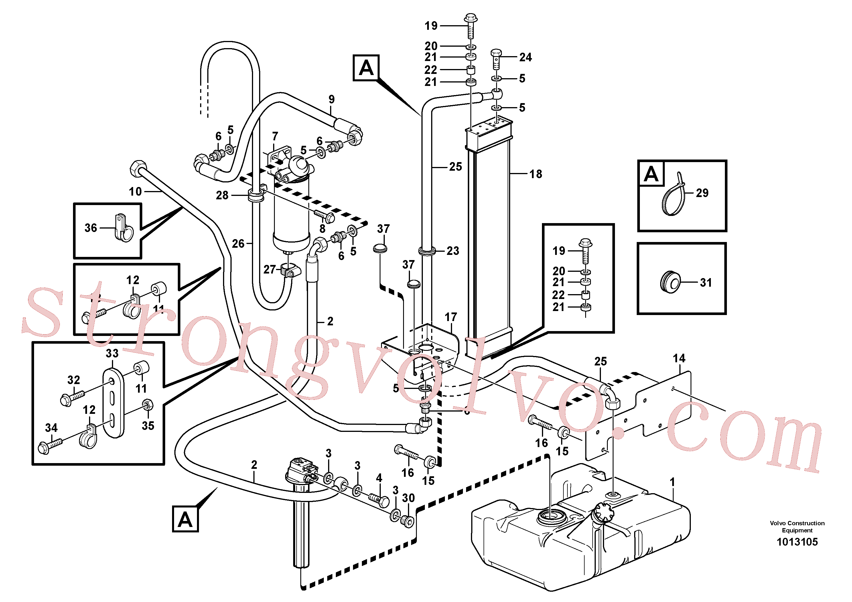 VOE11110389 Volvo(1013105 Montagem)