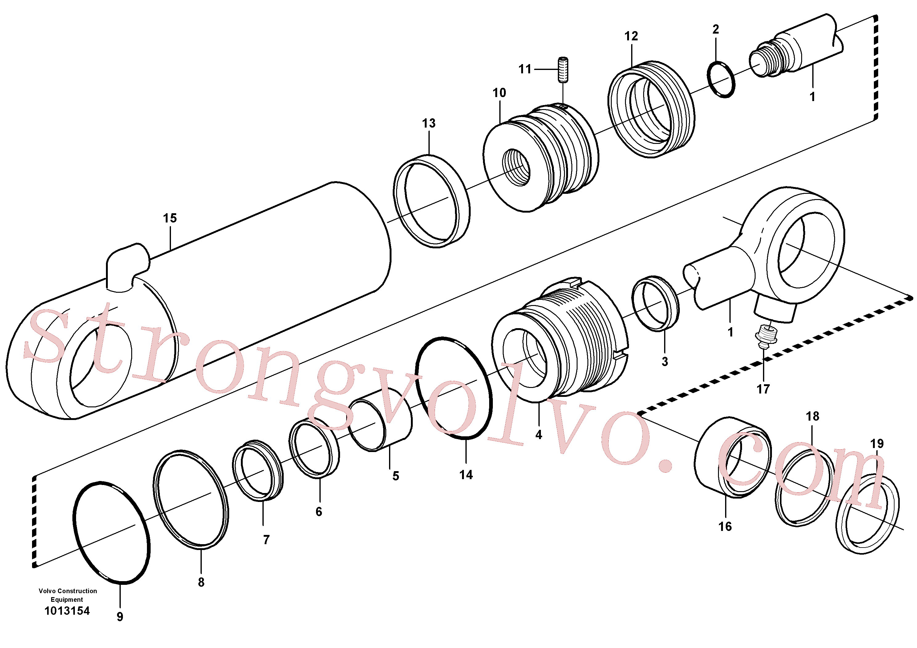 VOE11709605 Raspador Volvo escavadeira