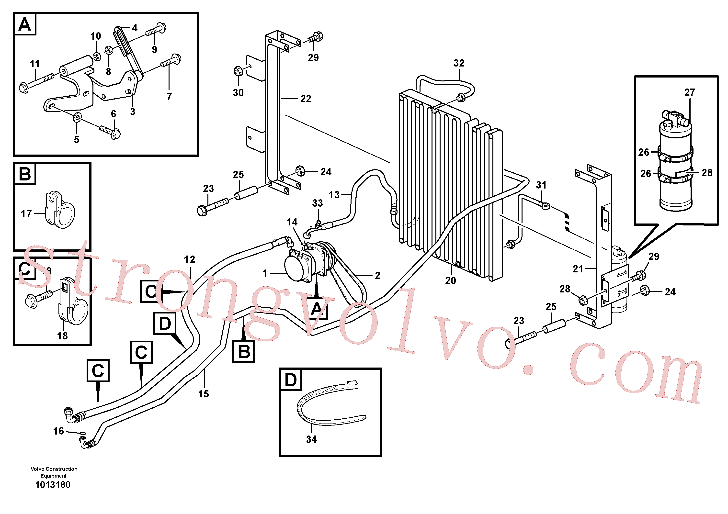 VOE13970963 Volvo(1013180 Montagem)