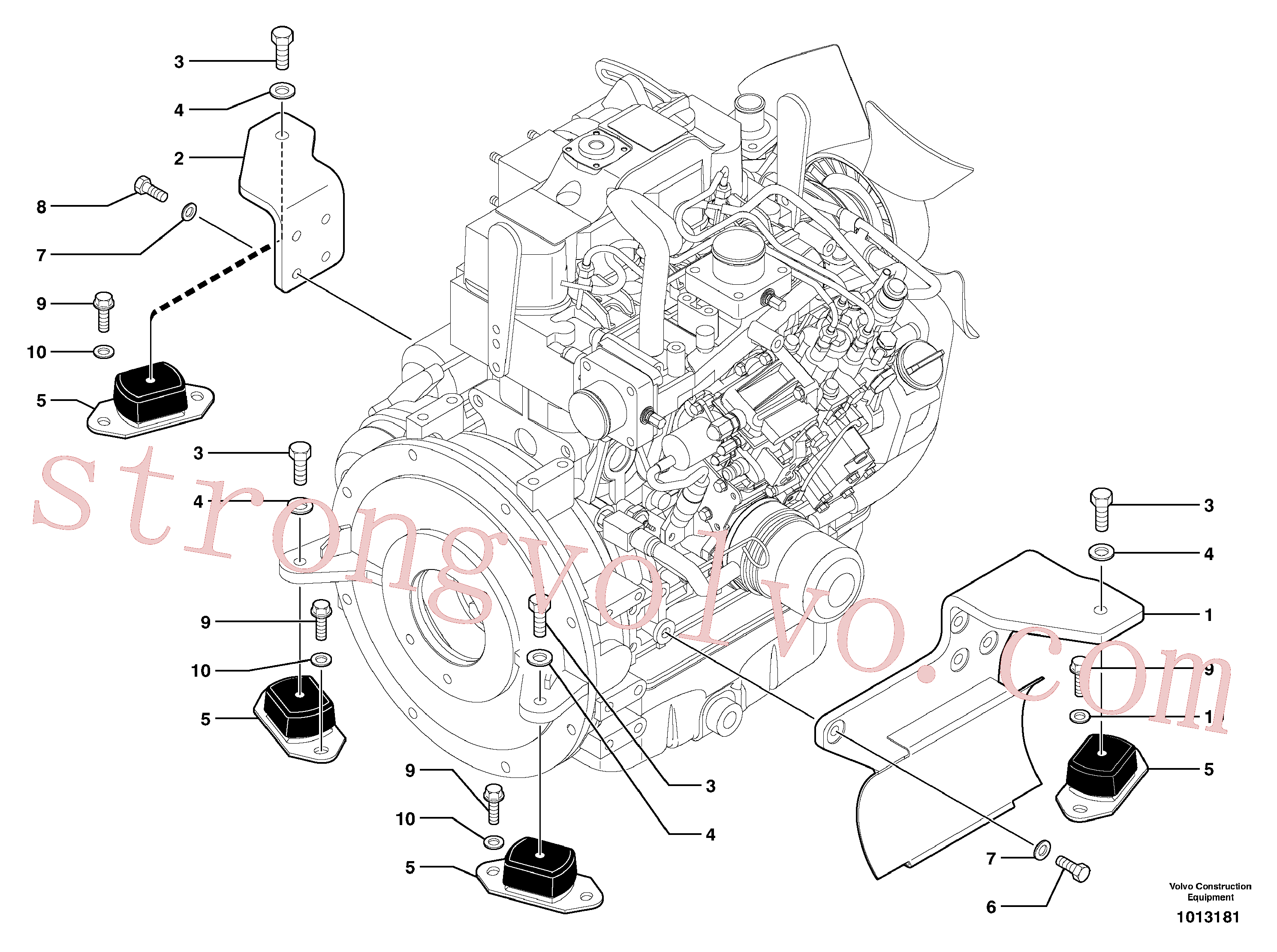 Volvo VOE11802401 Arruela Volvo Acessórios para escavadeira