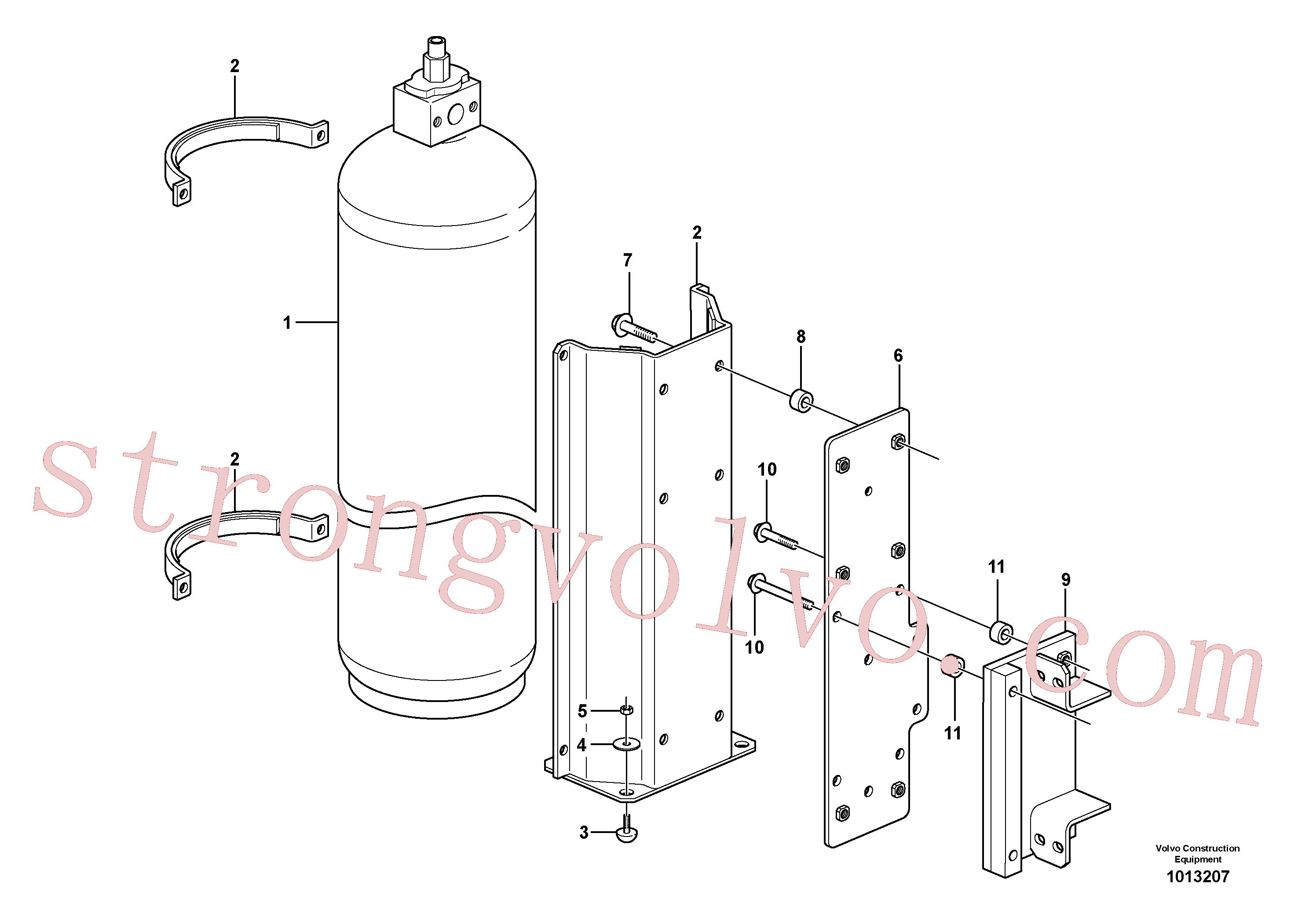VOE4974453 Volvo Tanques com acessórios(1013207 Montagem)