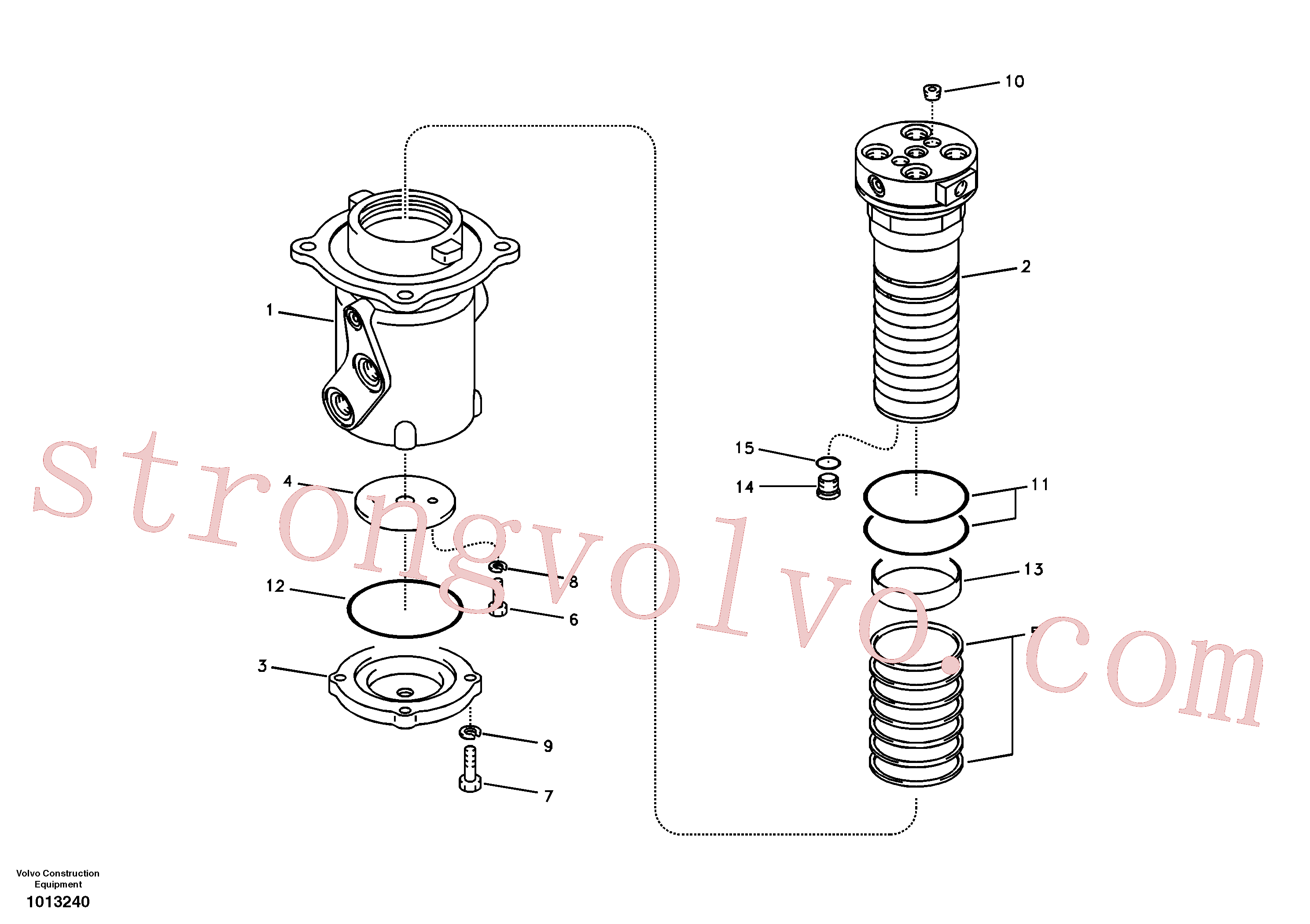 VOE14514937 Volvo Rótula(1013240 Montagem)