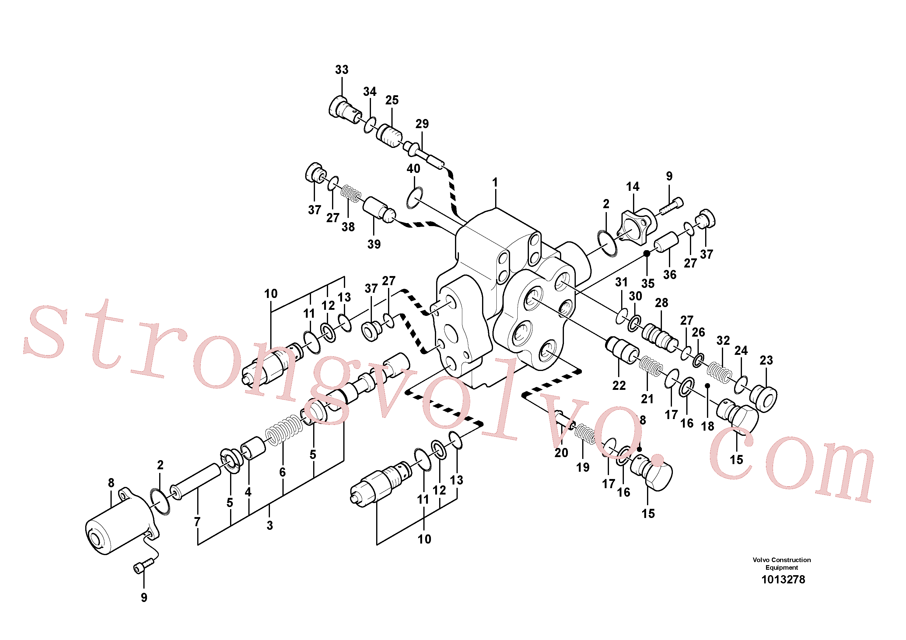 Volvo Montagem VOE14550071 Capô Acessórios