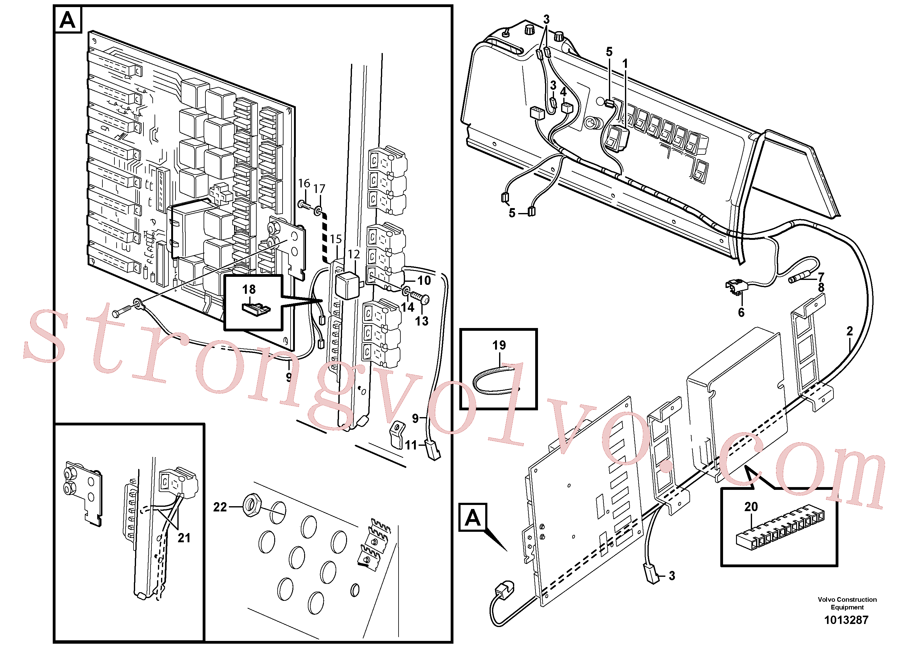 SA9877-15000 Fusível Inscreva-se para Volvo Acessórios para escavadeira