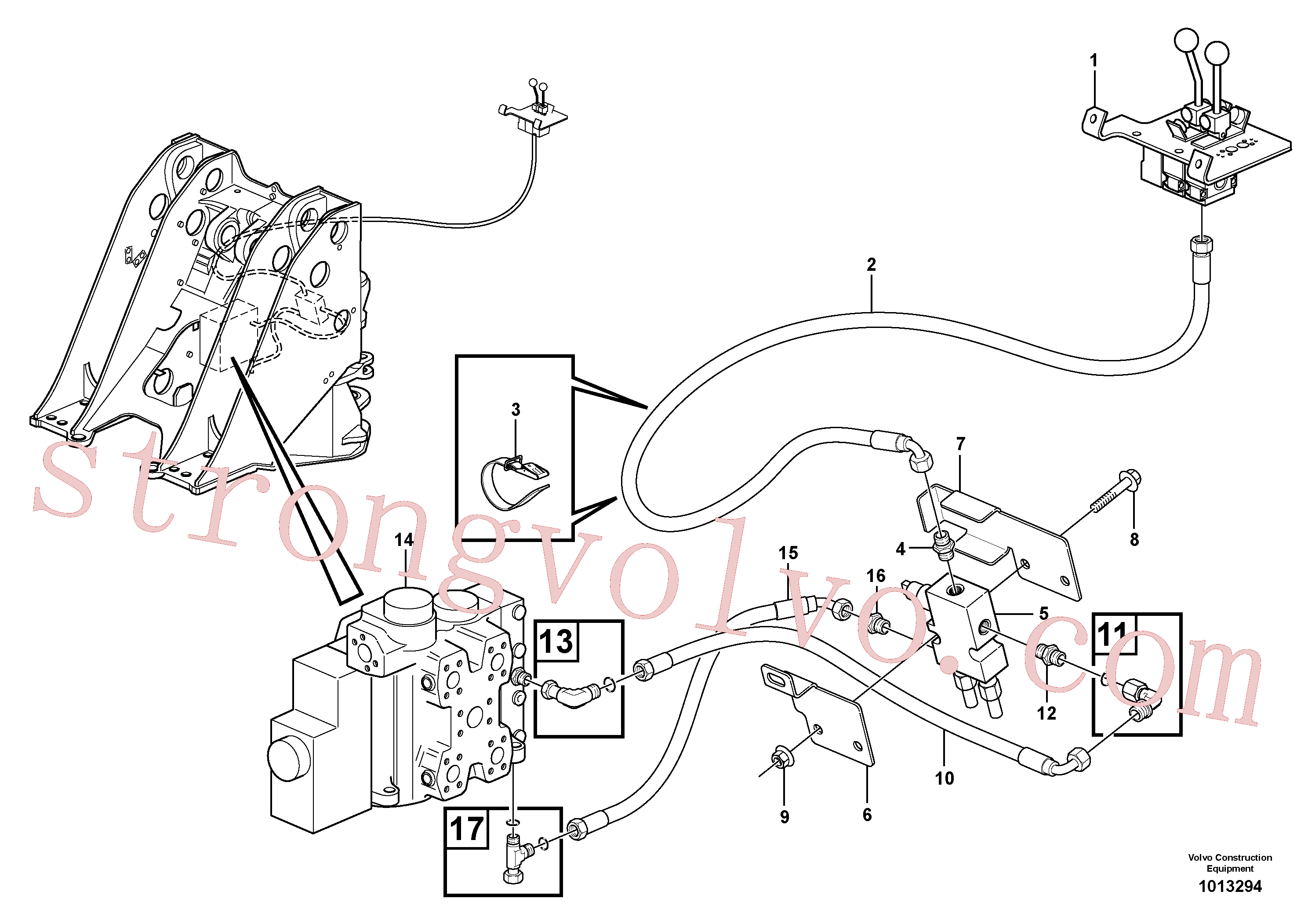 VOE936792 Rockmaster/1SC Inscreva-se para Volvo Acessórios para escavadeira