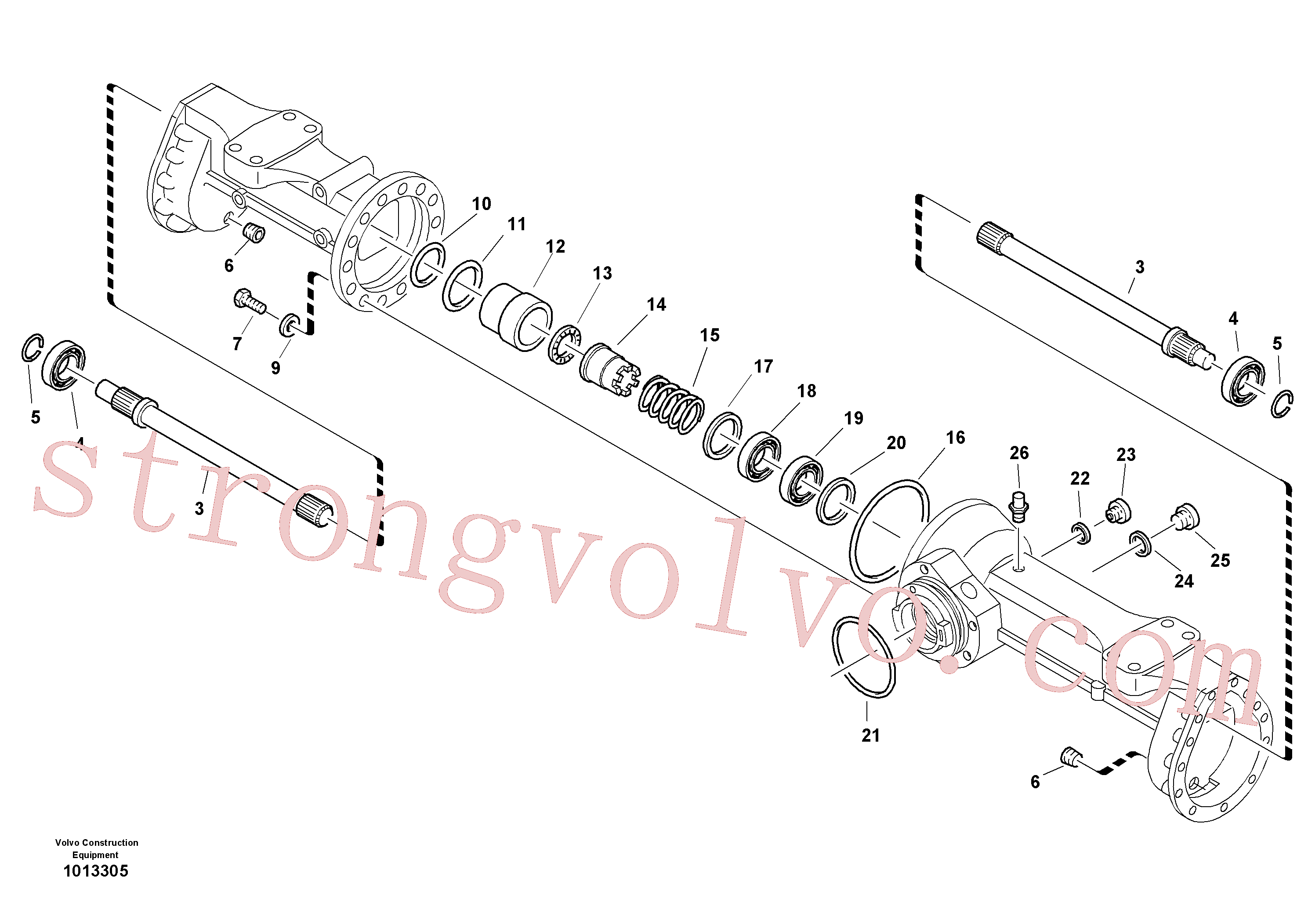 Atacado ZM1033960 Screw plug Volvo escavadeira