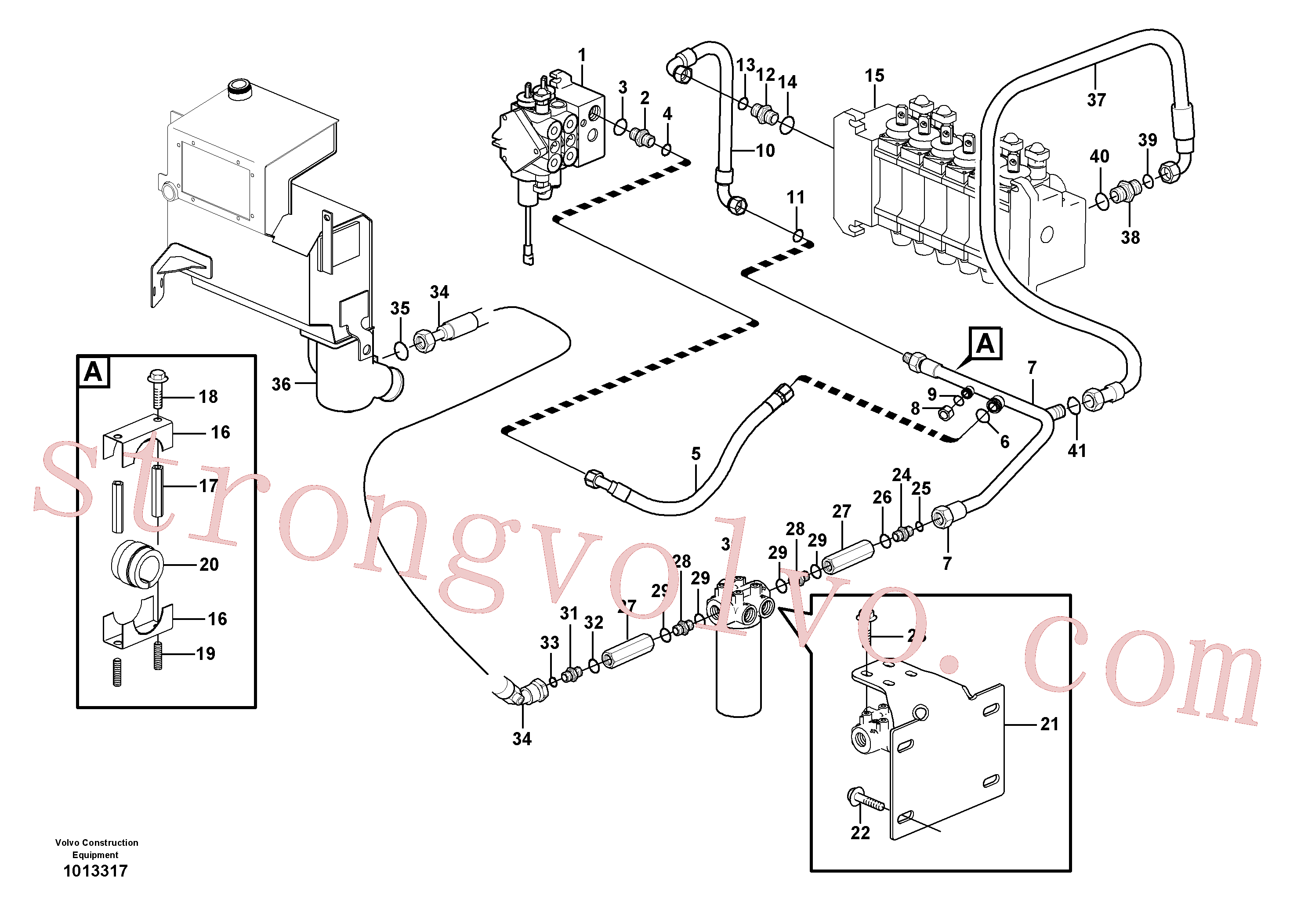 VOE14213679 Anel de vedação Volvo escavadeira