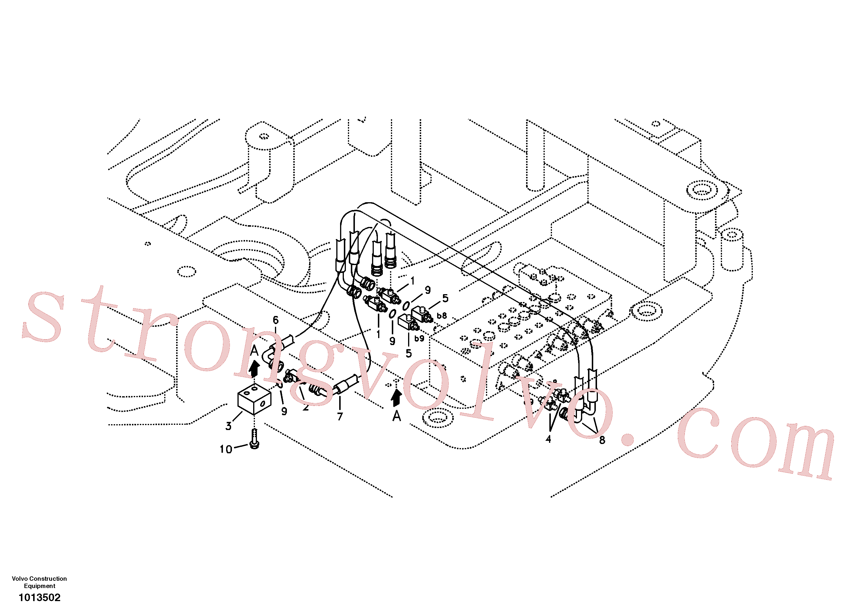 VOE14507108 Volvo Sistema servomotor, alarme de curso(1013502 Montagem)