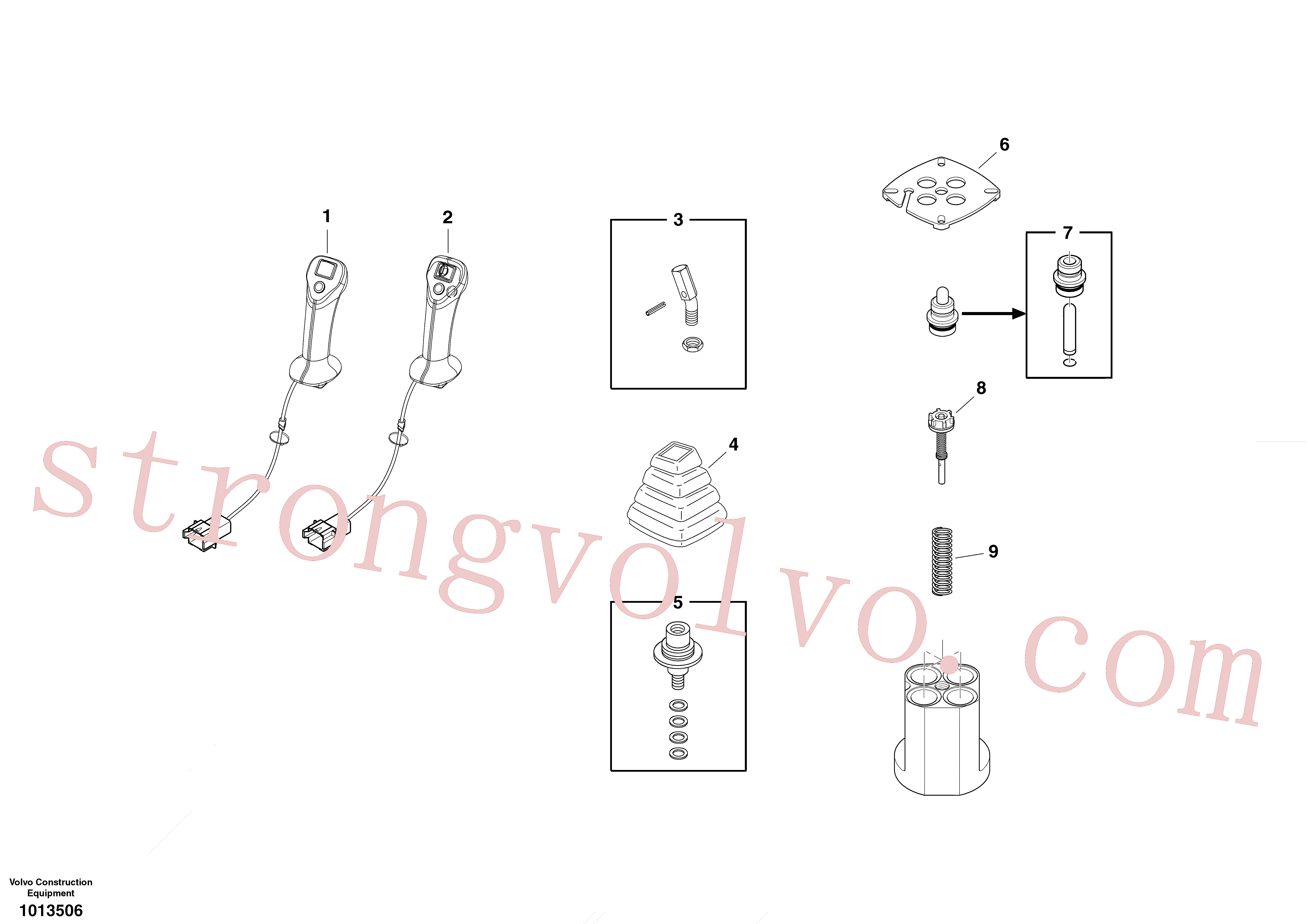 VOE14638648 Volvo Servo-sistema, válvula de comando à distância(1013506 Montagem)