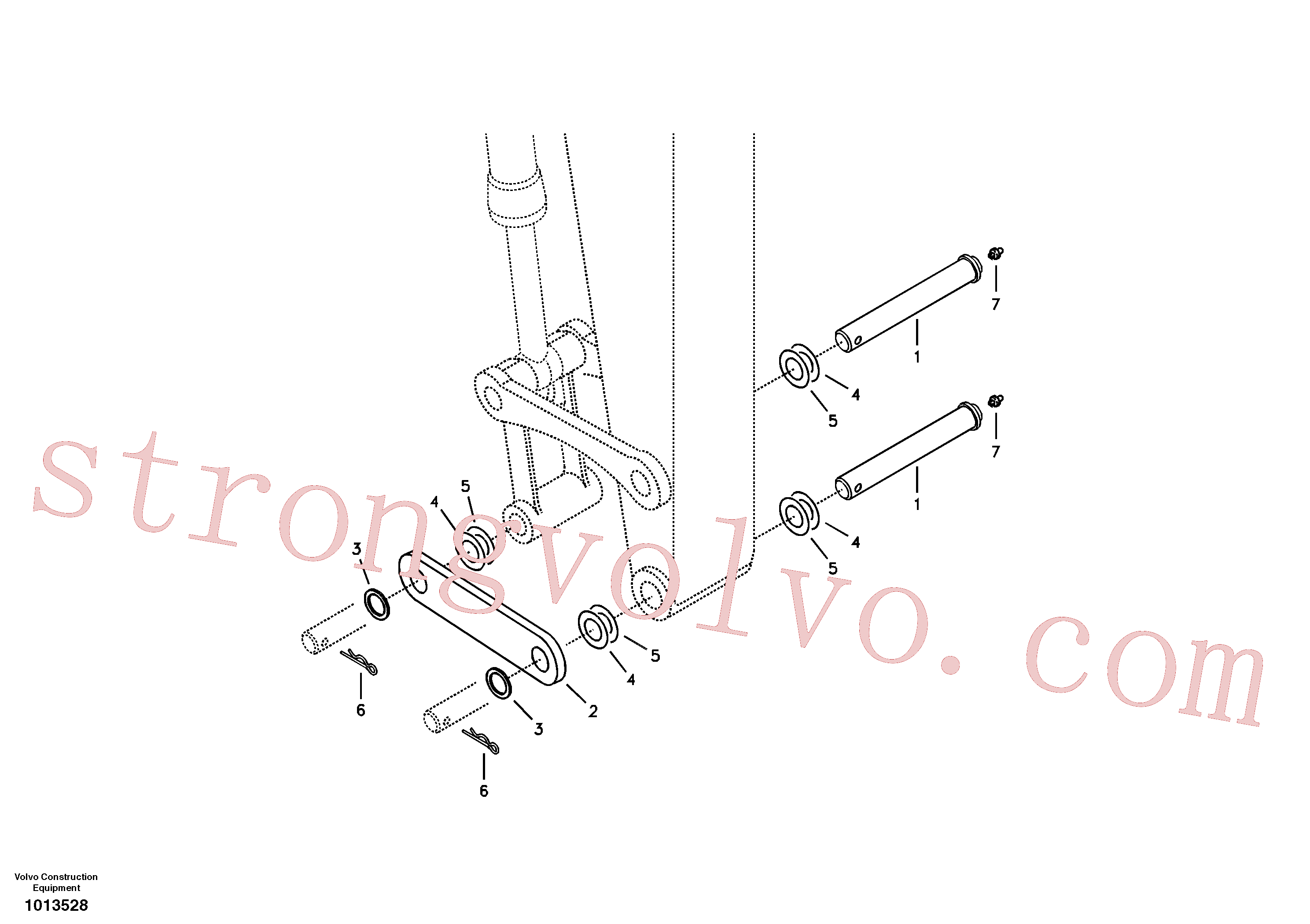 Volvo Montagem VOE14521129 Chapa Acessórios
