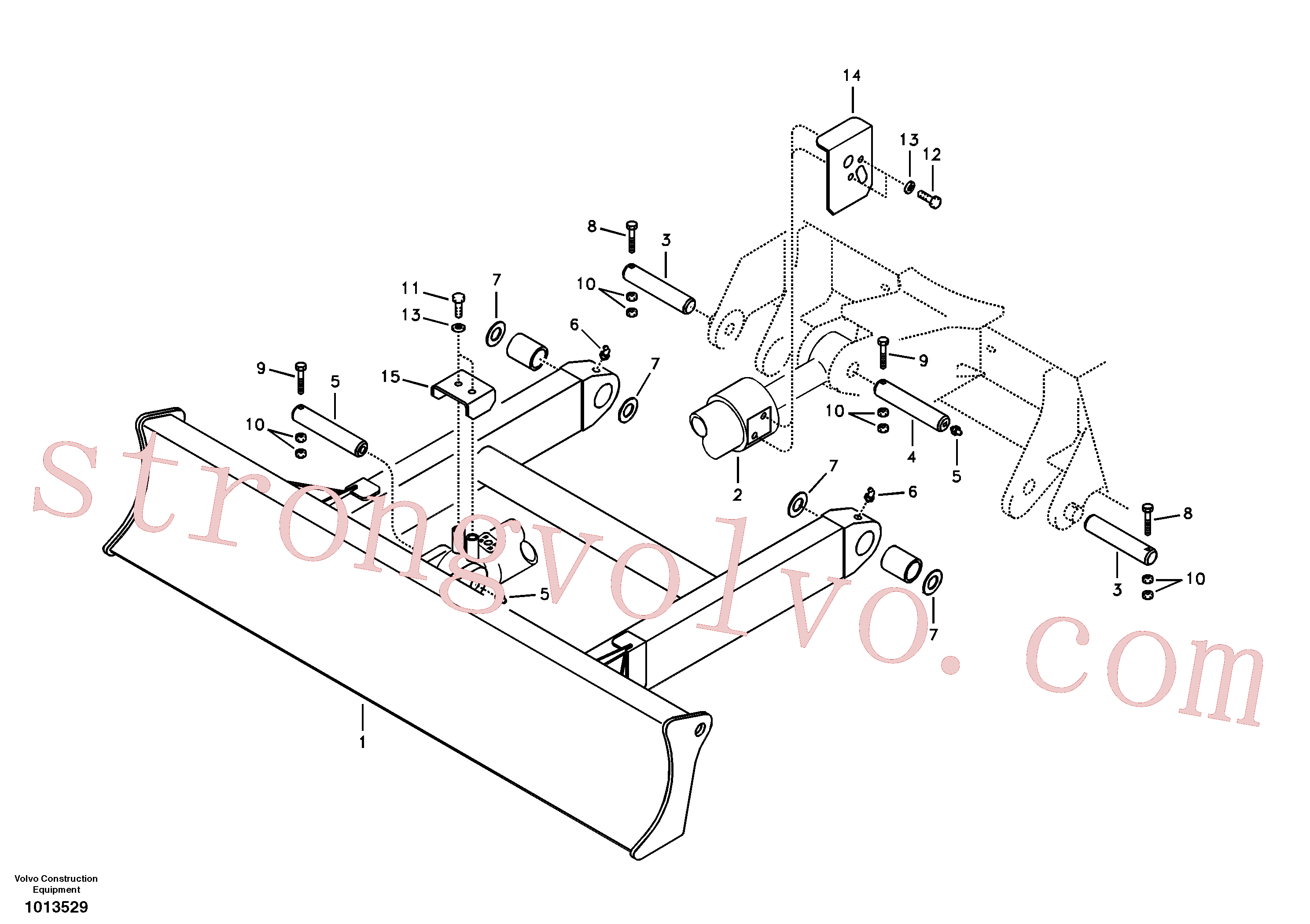Volvo Acessórios para escavadeira VOE14528509 Cover Acessórios