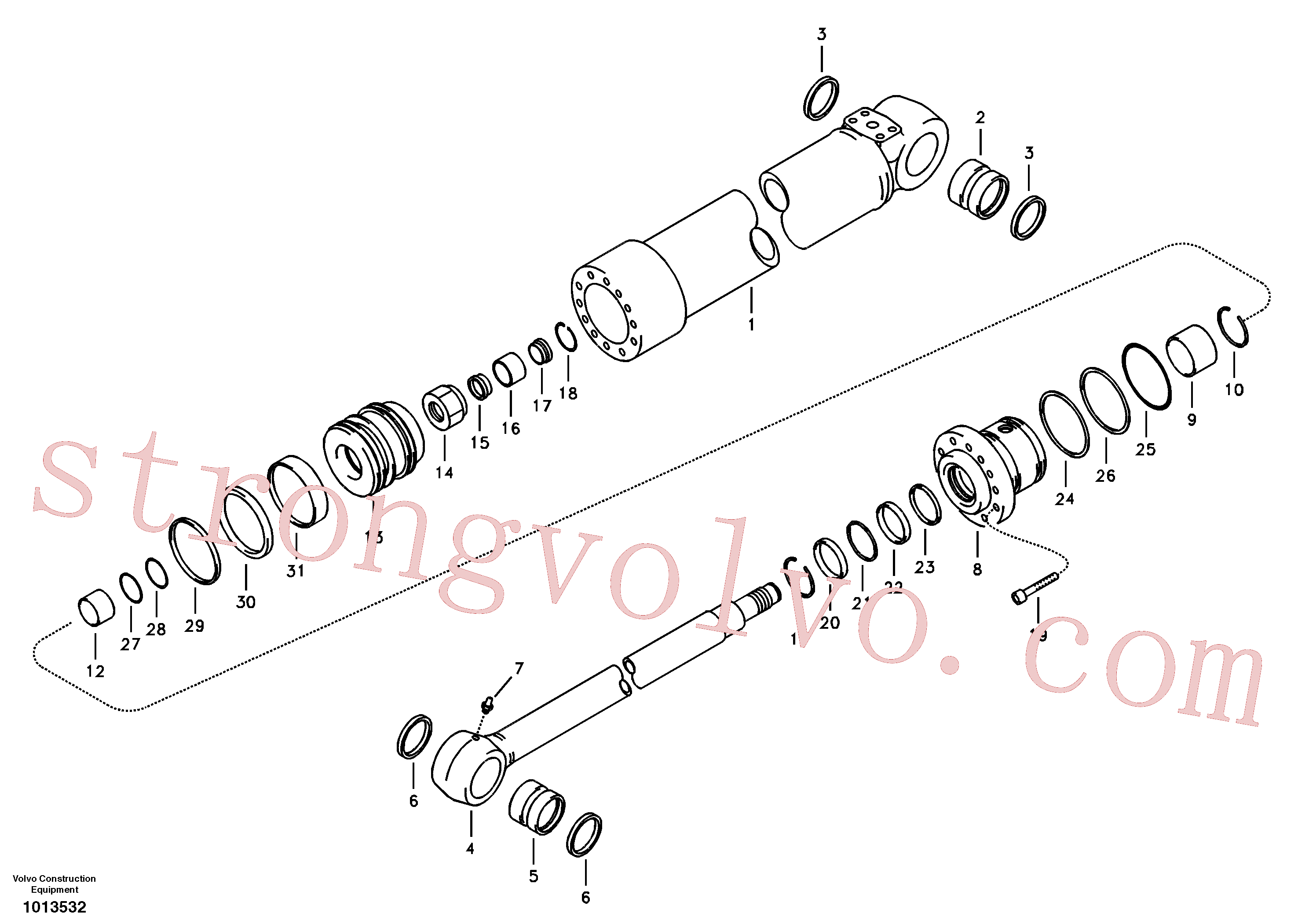 Atacado VOE14526671 Anel Volvo escavadeira
