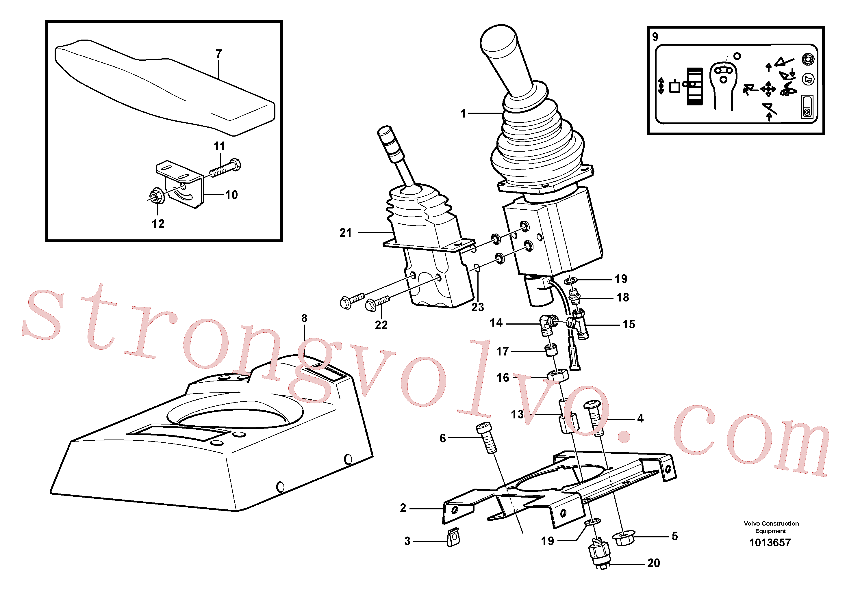 VOE11164355 Volvo Válvula servomotora com acessórios.(1013657 Montagem)