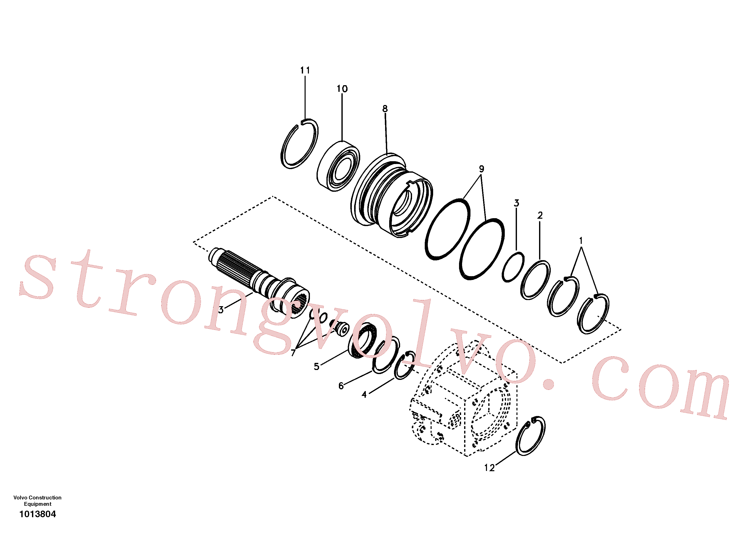 SA8220-02080 Volvo(1013804 Montagem)