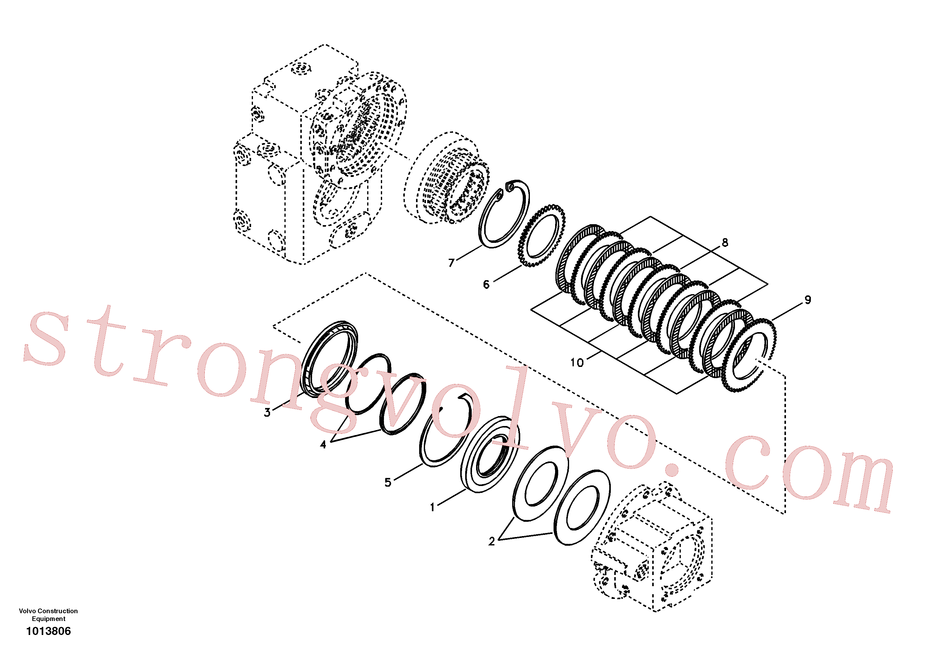 VOE11988969 Volvo Travão de disco(1013806 Montagem)