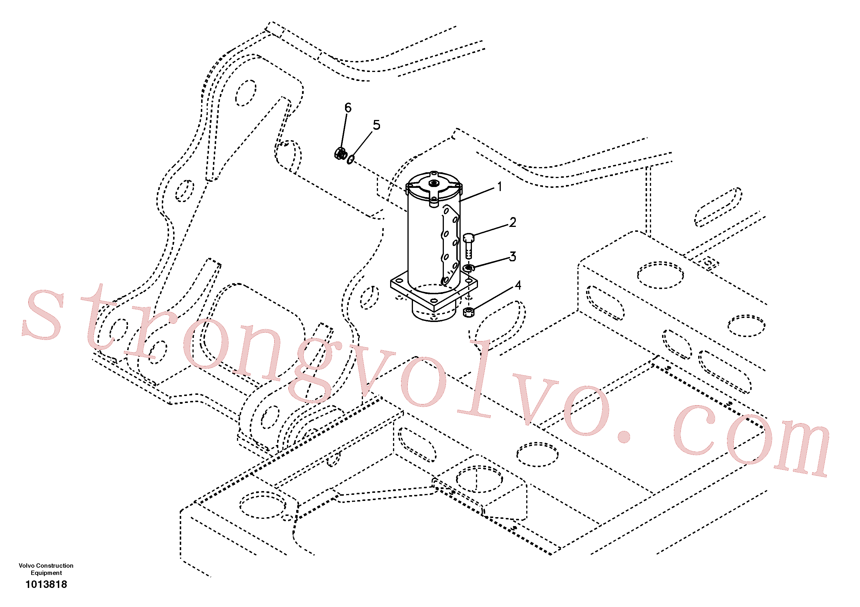 China Made SA9011-21209 Parafuso sextavado Volvo Acessórios para escavadeira