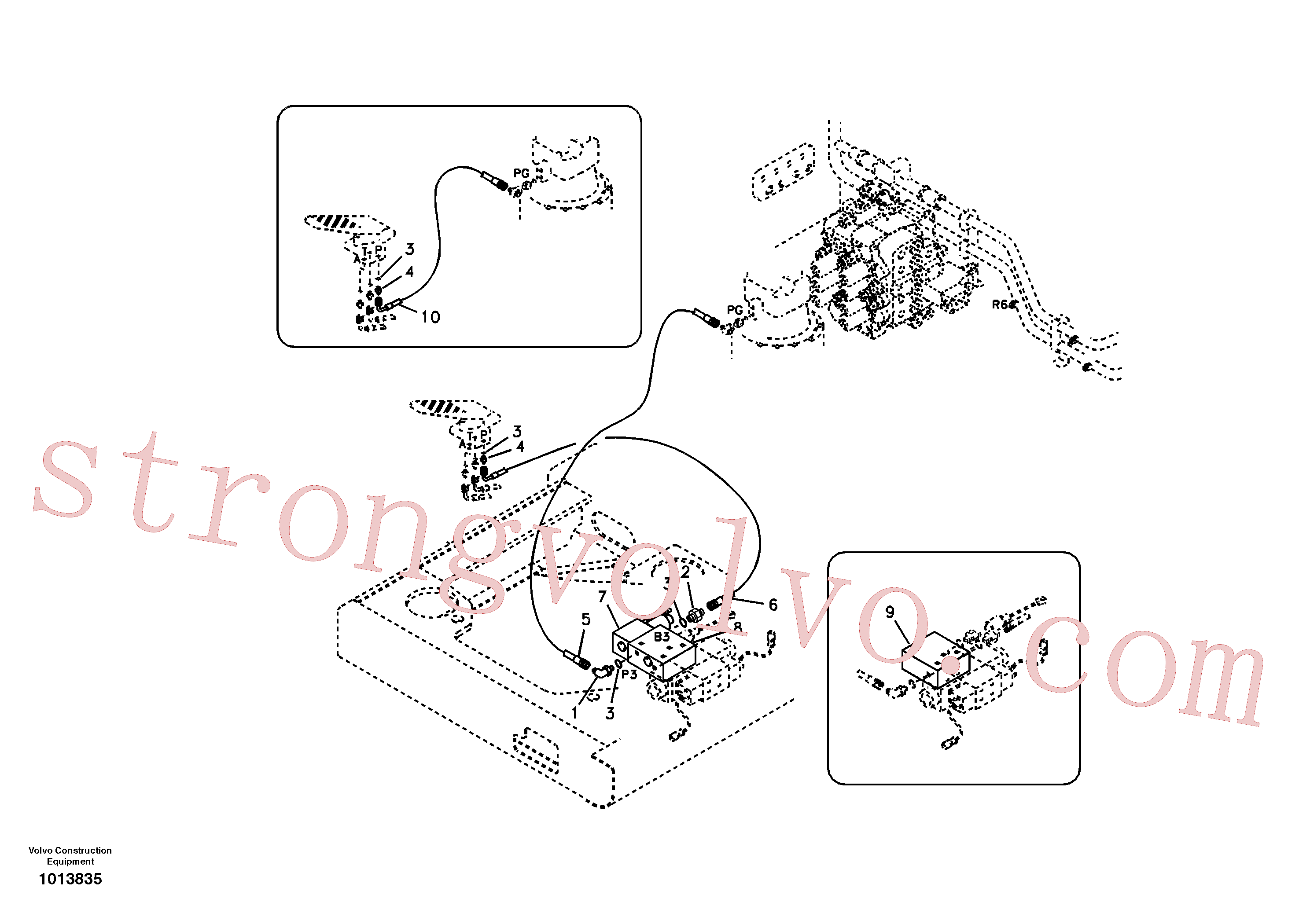SA9453-02238 Volvo(1013835 Montagem)