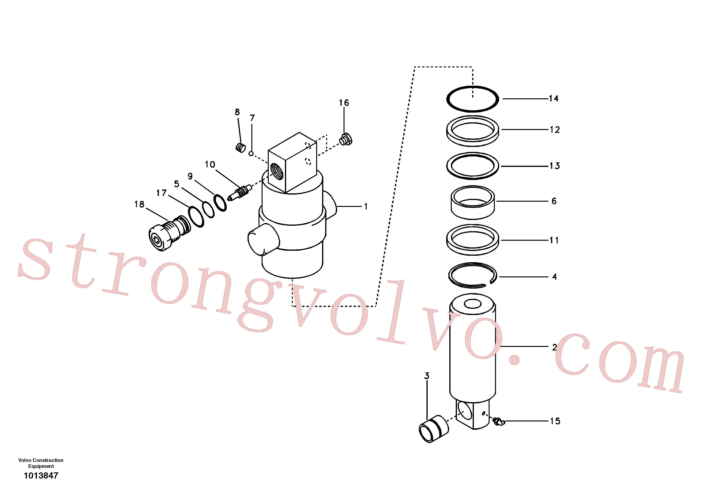 Volvo Acessórios para escavadeira VOE11991588 Engraxadeira Acessórios