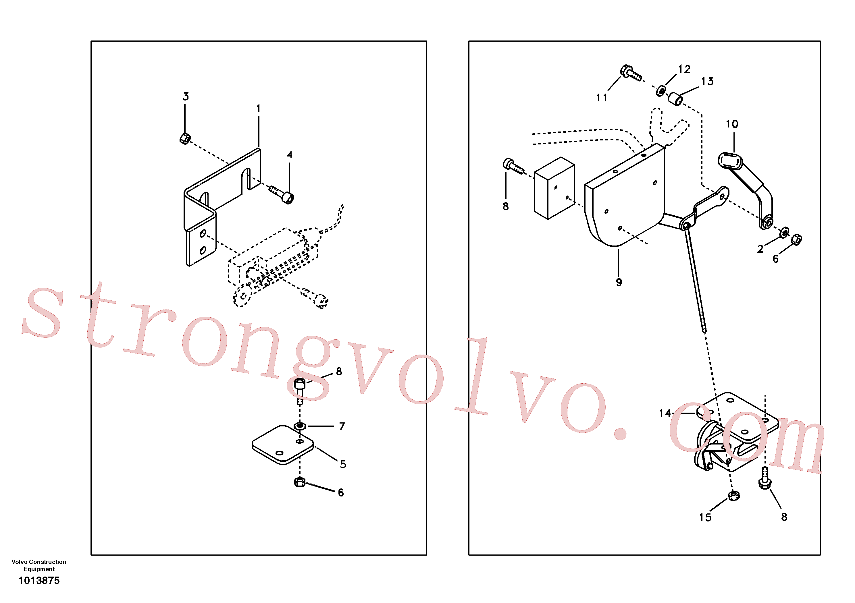 SA9285-11000 Volvo Painel de instrumentos, painel de comando(1013875 Montagem)