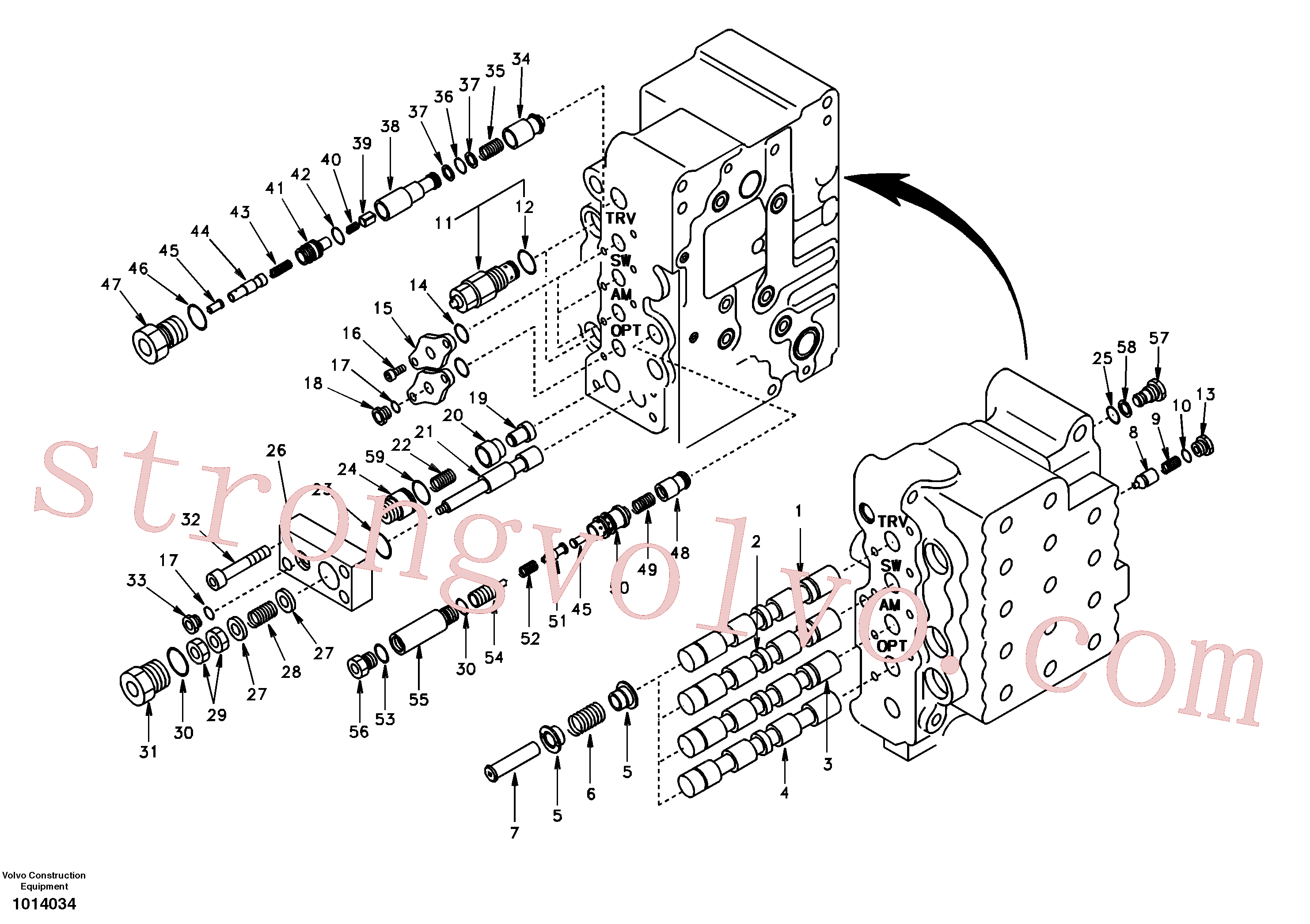 Volvo Montagem SA8230-12780 Spring Acessórios