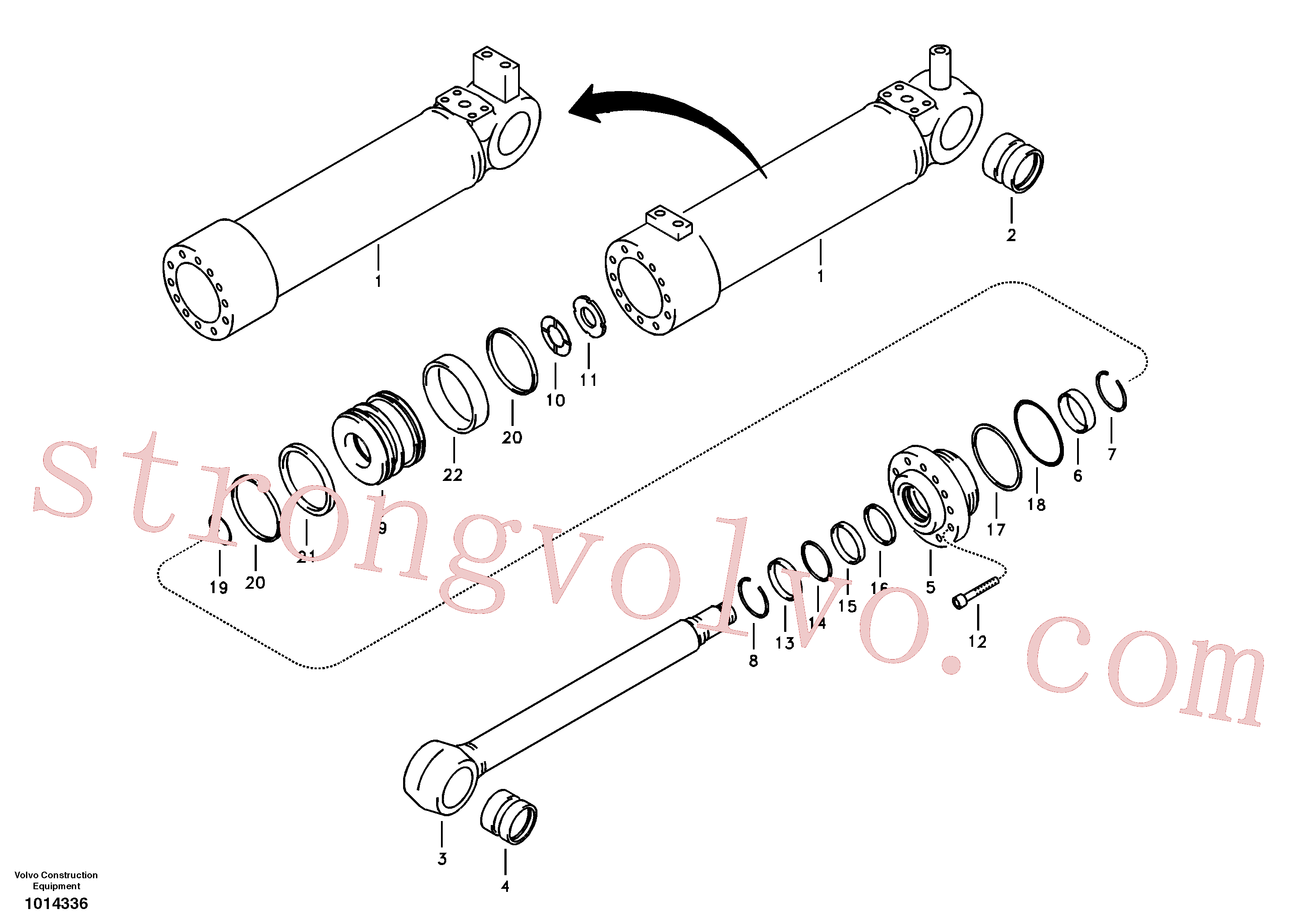 Atacado VOE14517951 Bucha Volvo escavadeira
