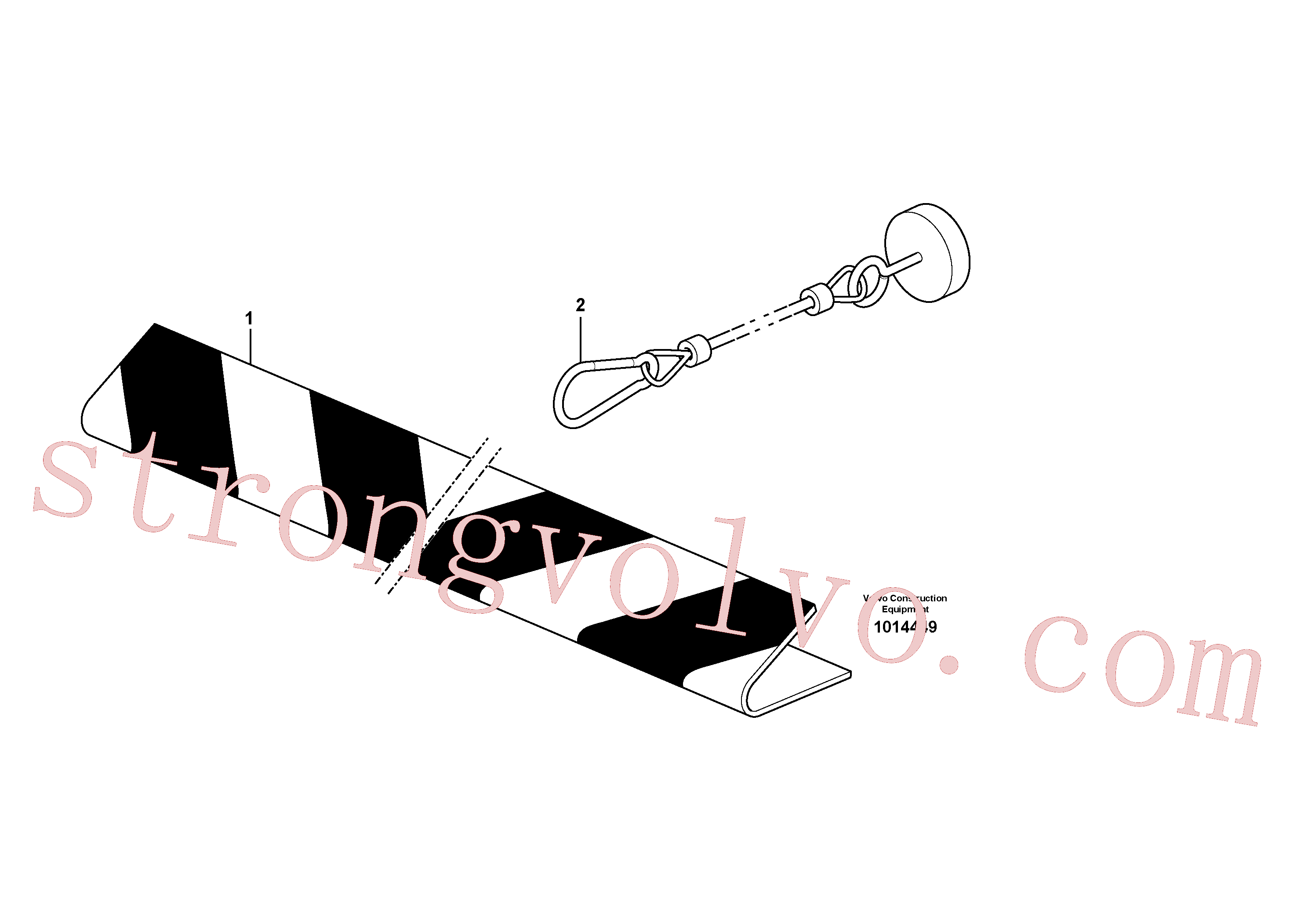 VOE11156312 Volvo Protecção do dente do balde(1014449 Montagem)