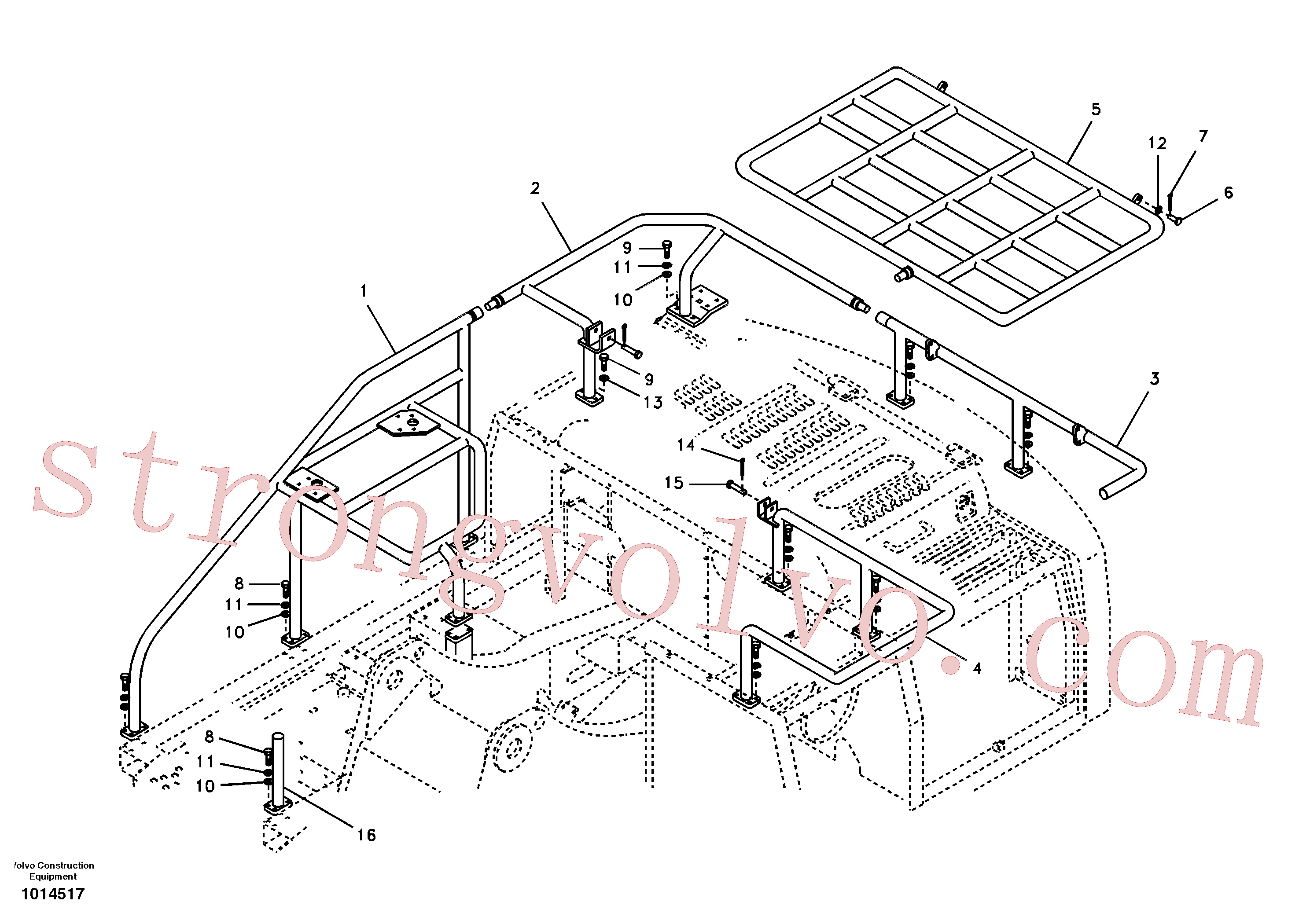 Volvo Montagem SA9011-21211 Parafuso sextavado Acessórios