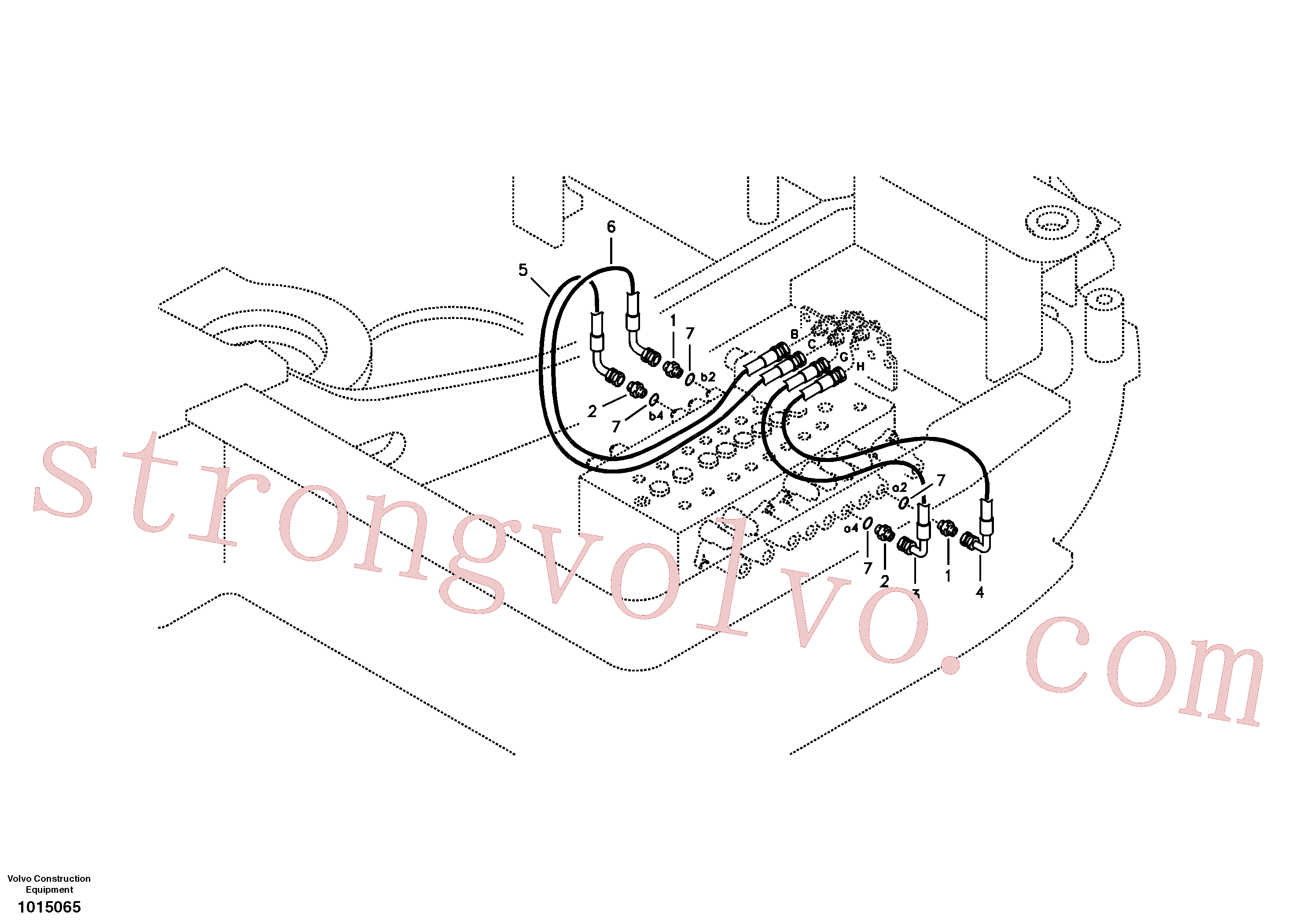 SA9511-12011 Volvo Sistema servomotor, mudança da função da alavanca(1015065 Montagem)