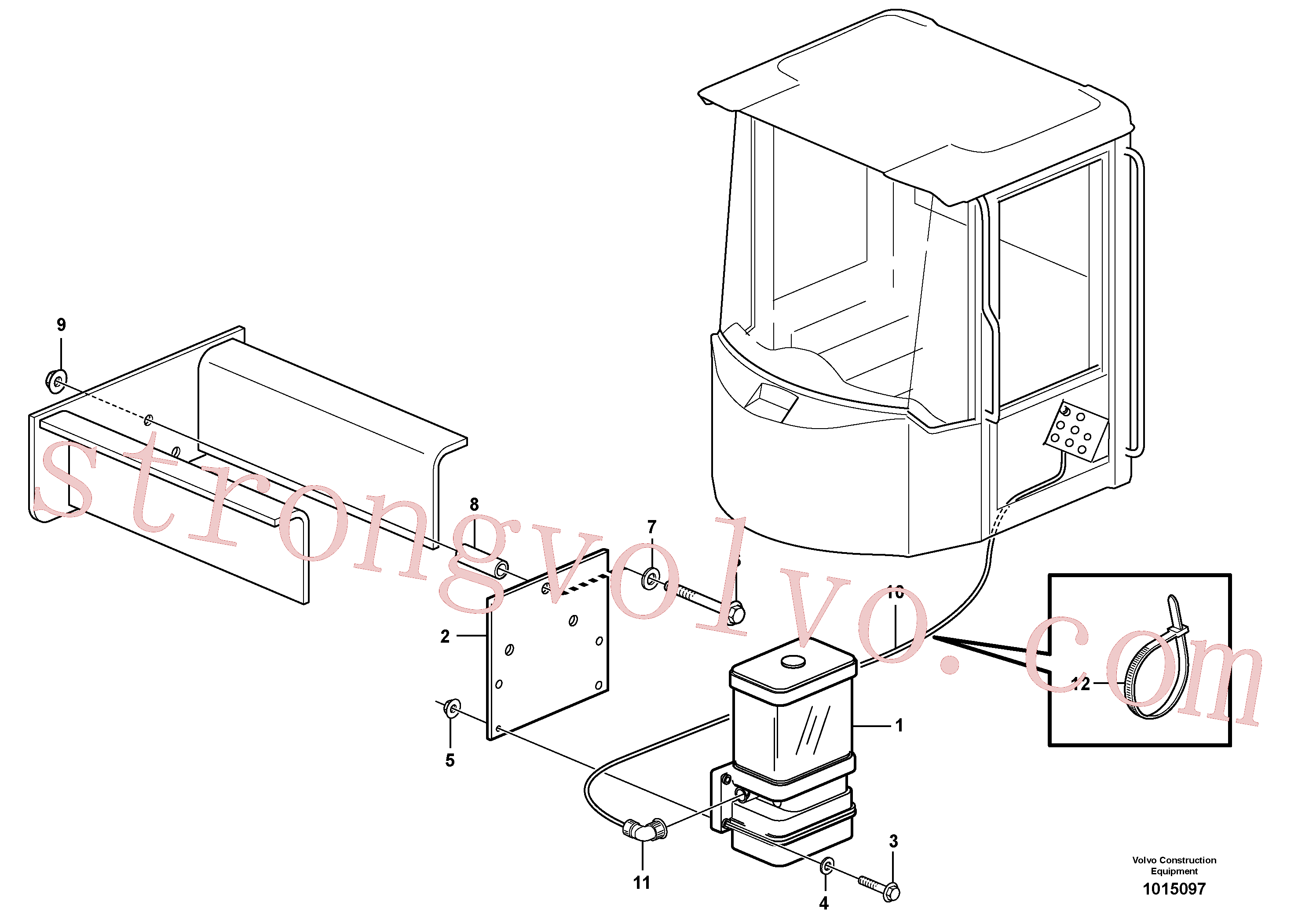 VOE955300 Volvo Bomba com acessórios(1015097 Montagem)