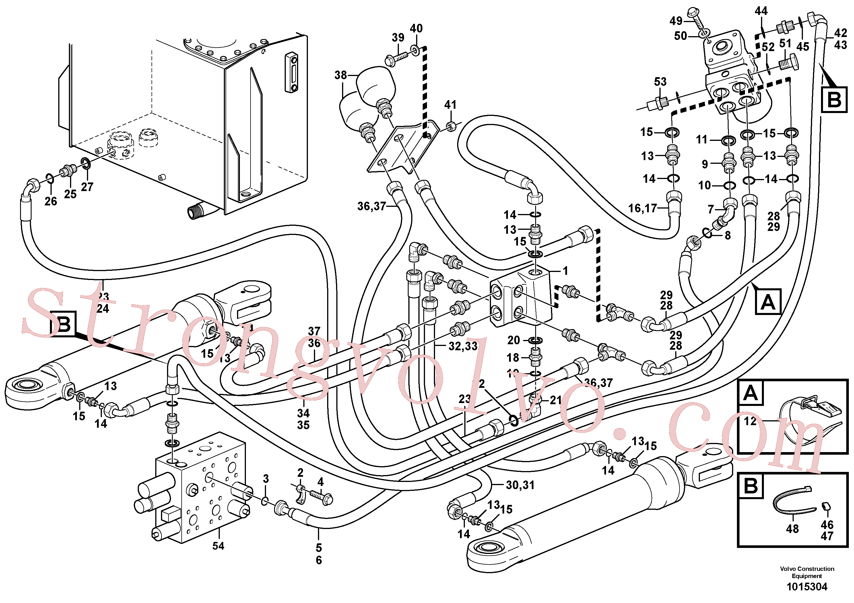 VOE11173214 Mangueira completa Inscreva-se para Volvo Acessórios para escavadeira