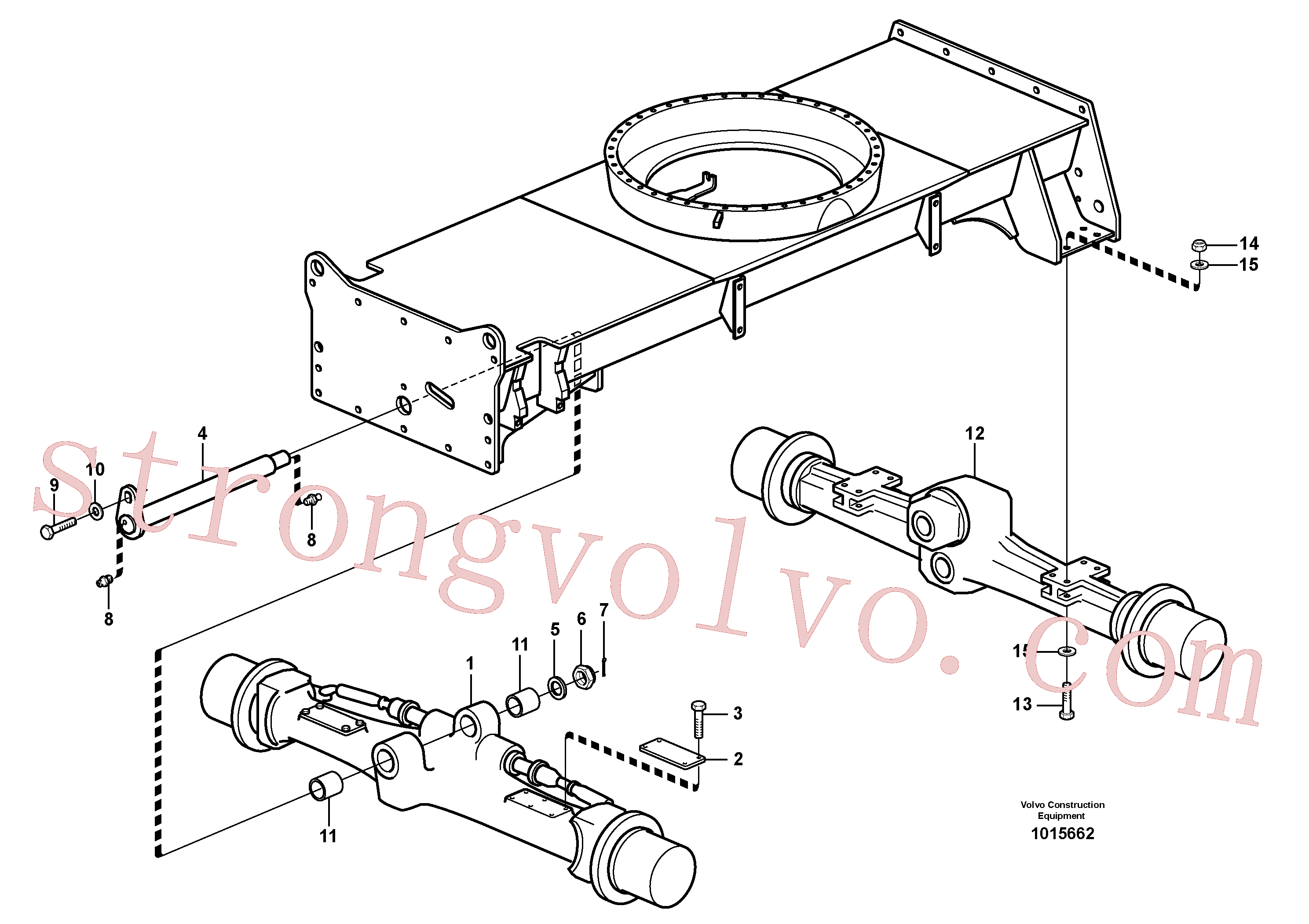 PJ4410041 Volvo Eixos planetários com acessórios(1015662 Montagem)