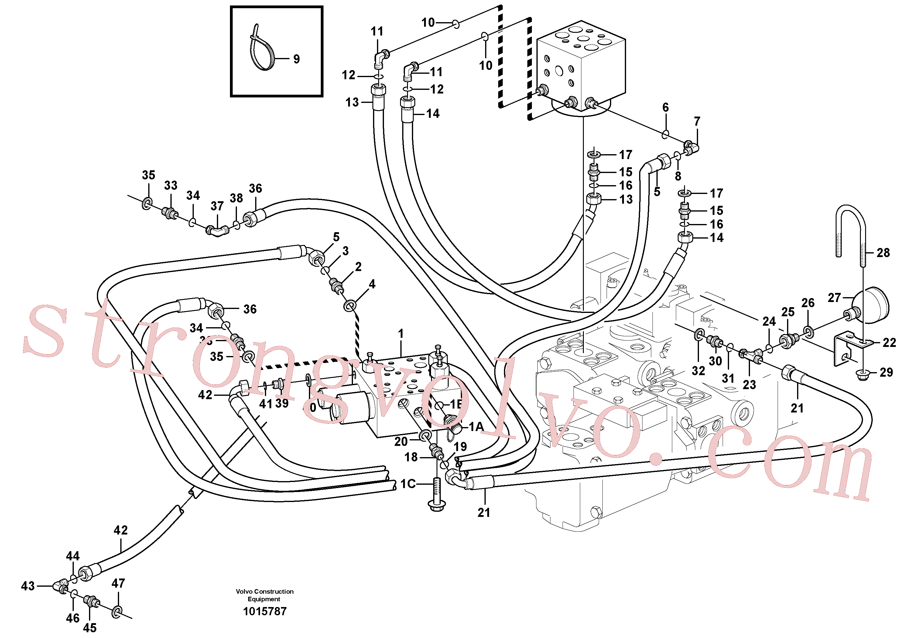VOE11163151 Volvo Linha de detecção de carga(1015787 Montagem)